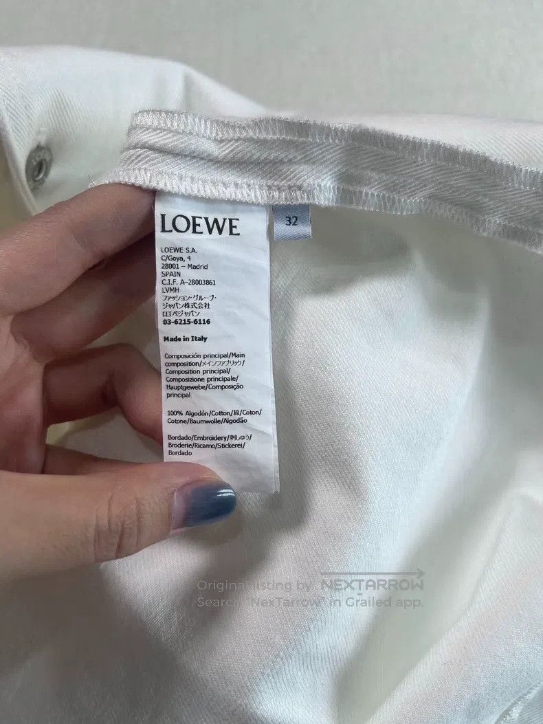 Loewe Loewe SS23 Solid Color Pocket Logo Embroidered Long Sleeve Size 4XL / US 24-26 - 4 Thumbnail