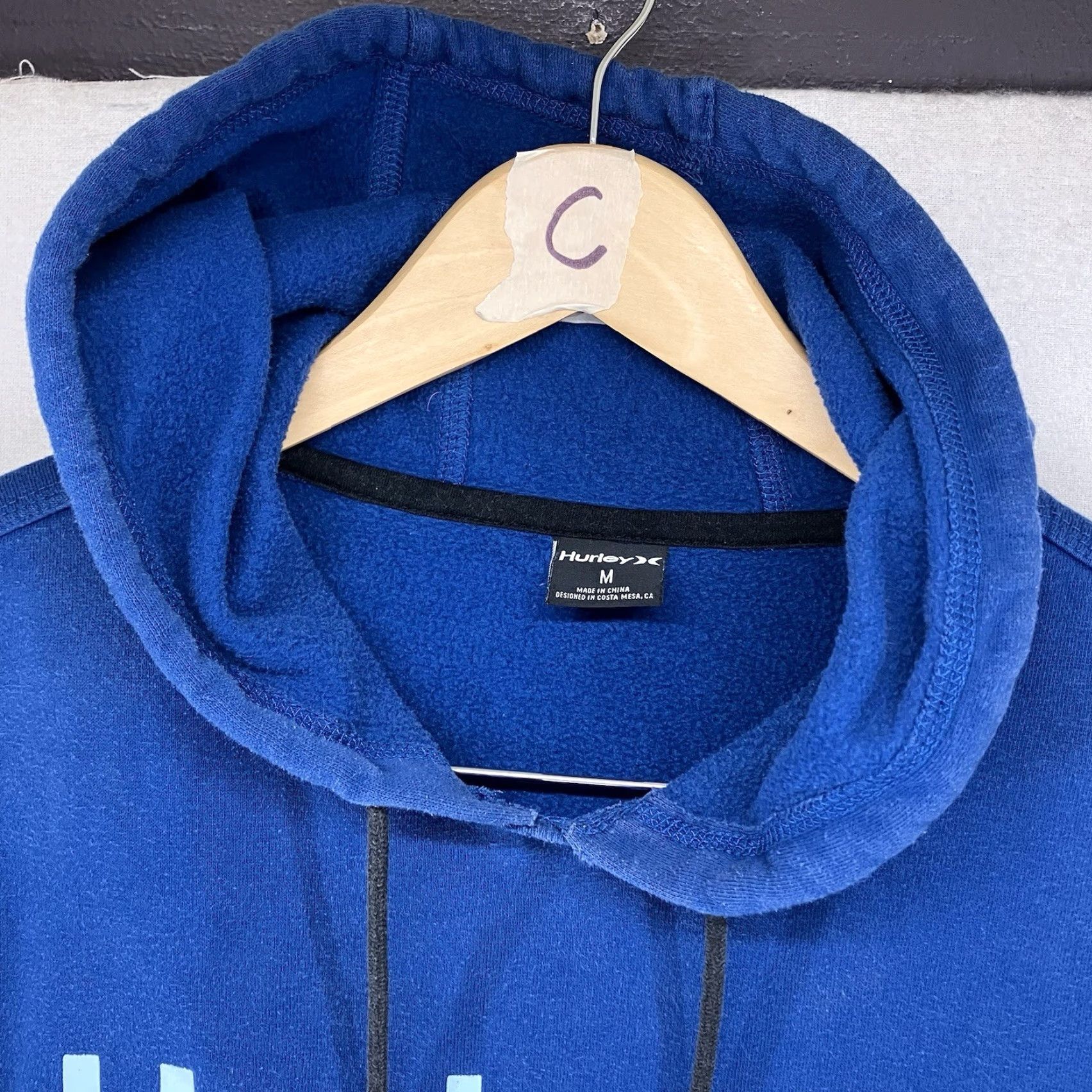 Hurley Hurley Men’s Graphic Hoodie Fleece Sweatshirt Royal Blue Medium Size US M / EU 48-50 / 2 - 5 Thumbnail