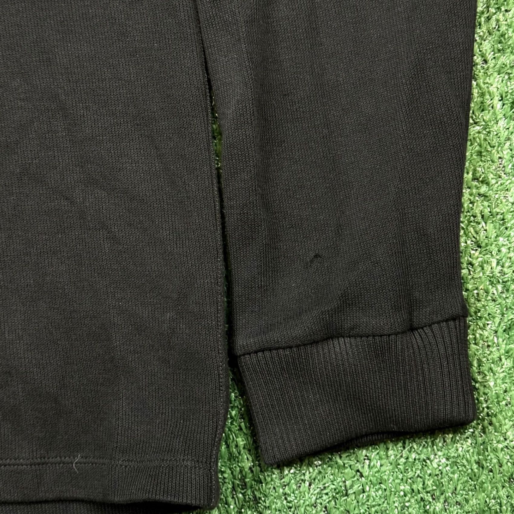 Hugo Boss Hugo Boss Sweatshirt Mens XL Black Pullover Snap Stretch Logo Knit Cotton Pullover Regular Long Sleeve Body Mens Size US XL / EU 56 / 4 - 3 Thumbnail