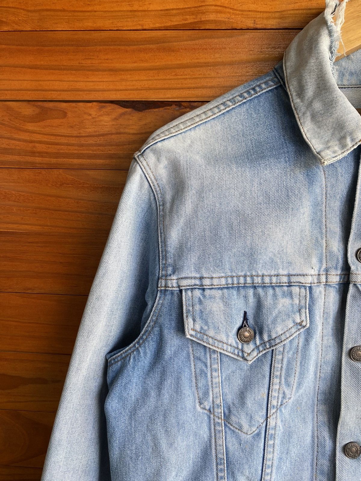 Levi's Vintage 1980s Levi’s 70505 Denim Jacket Light Wash Trucker Size US M / EU 48-50 / 2 - 10 Thumbnail