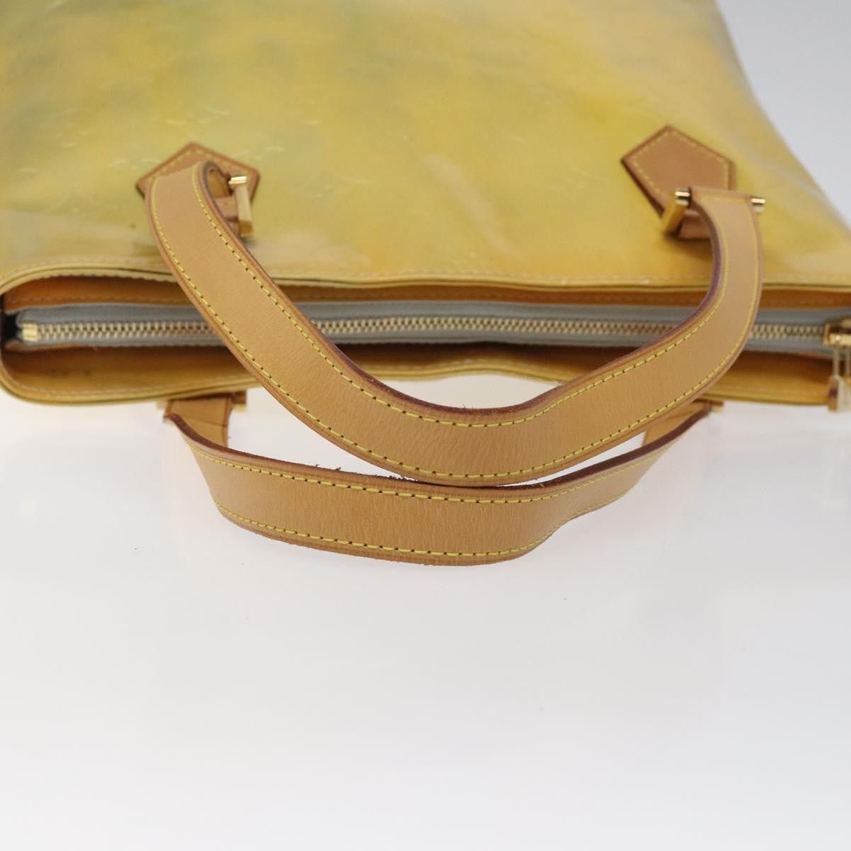 Louis Vuitton LOUIS VUITTON Monogram Vernis Houston Hand Bag Gris M91053 Size ONE SIZE - 7 Thumbnail