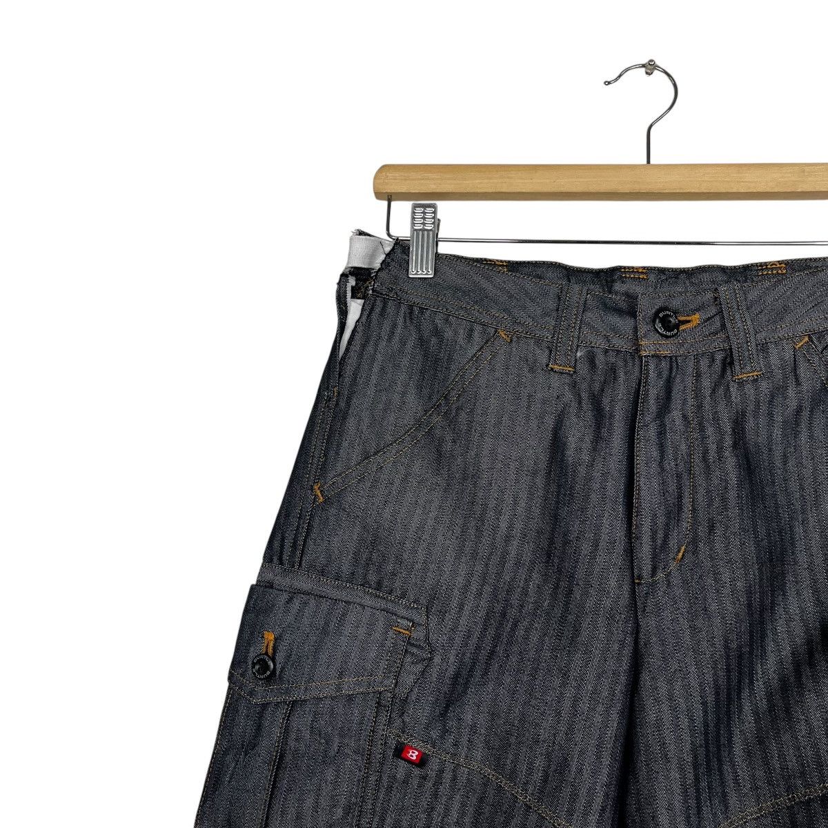 Japanese Brand Vintage Burtle Hickory Stripe Denim Jeans Size US 29 - 6 Thumbnail
