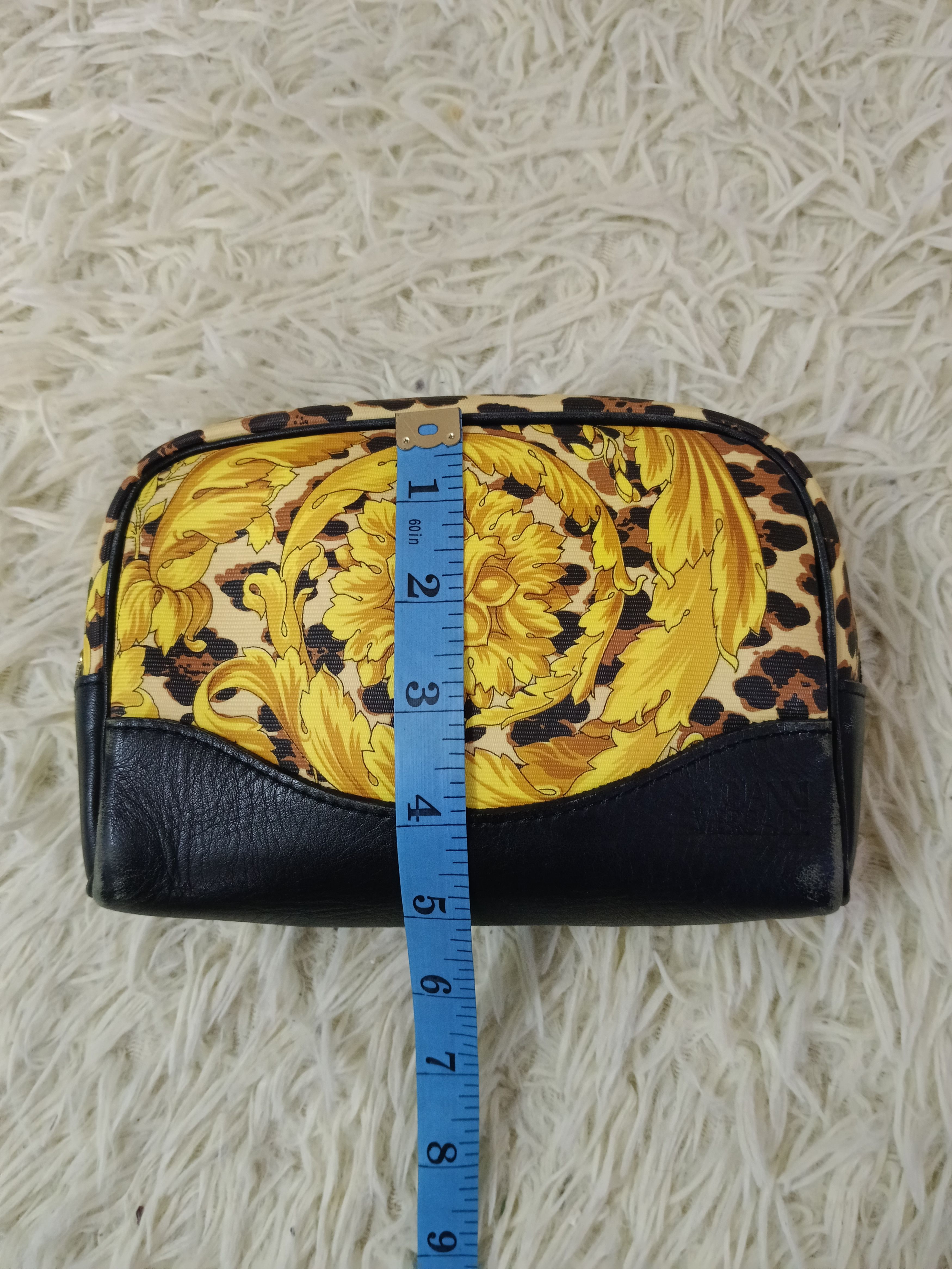 Versace VERSACE Vintage Leopard Print Mini Clutch Size ONE SIZE - 6 Thumbnail