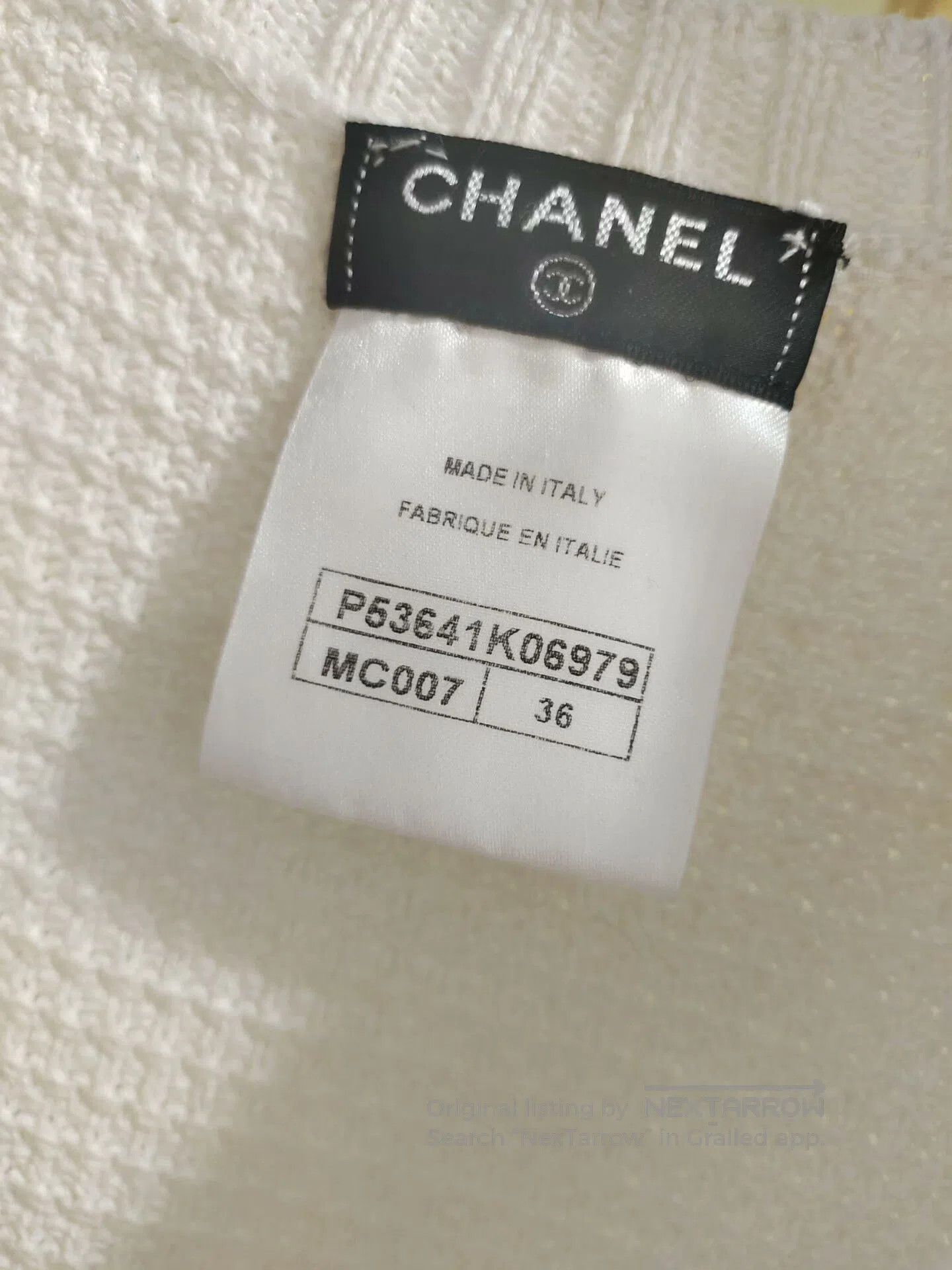 Chanel Chanel Black and White Knit Vest. Size XS / US 0-2 / IT 36-38 - 3 Thumbnail