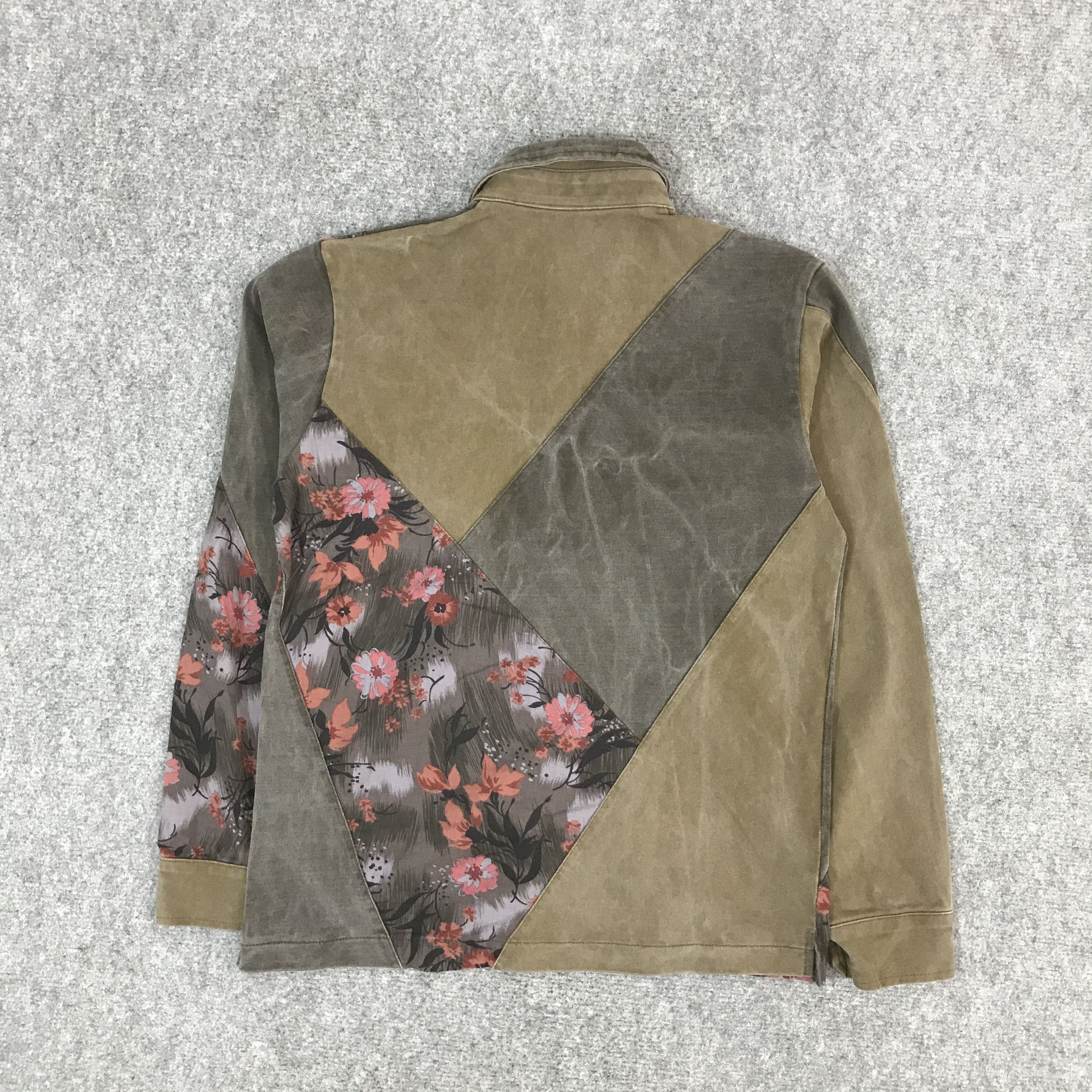 If Six Was Nine × Japanese Brand × Tornado Mart TORNADO MART JAPAN PATCHWORK RARE BUTTON UP SHIRTS Size US M / EU 48-50 / 2 - 2 Thumbnail
