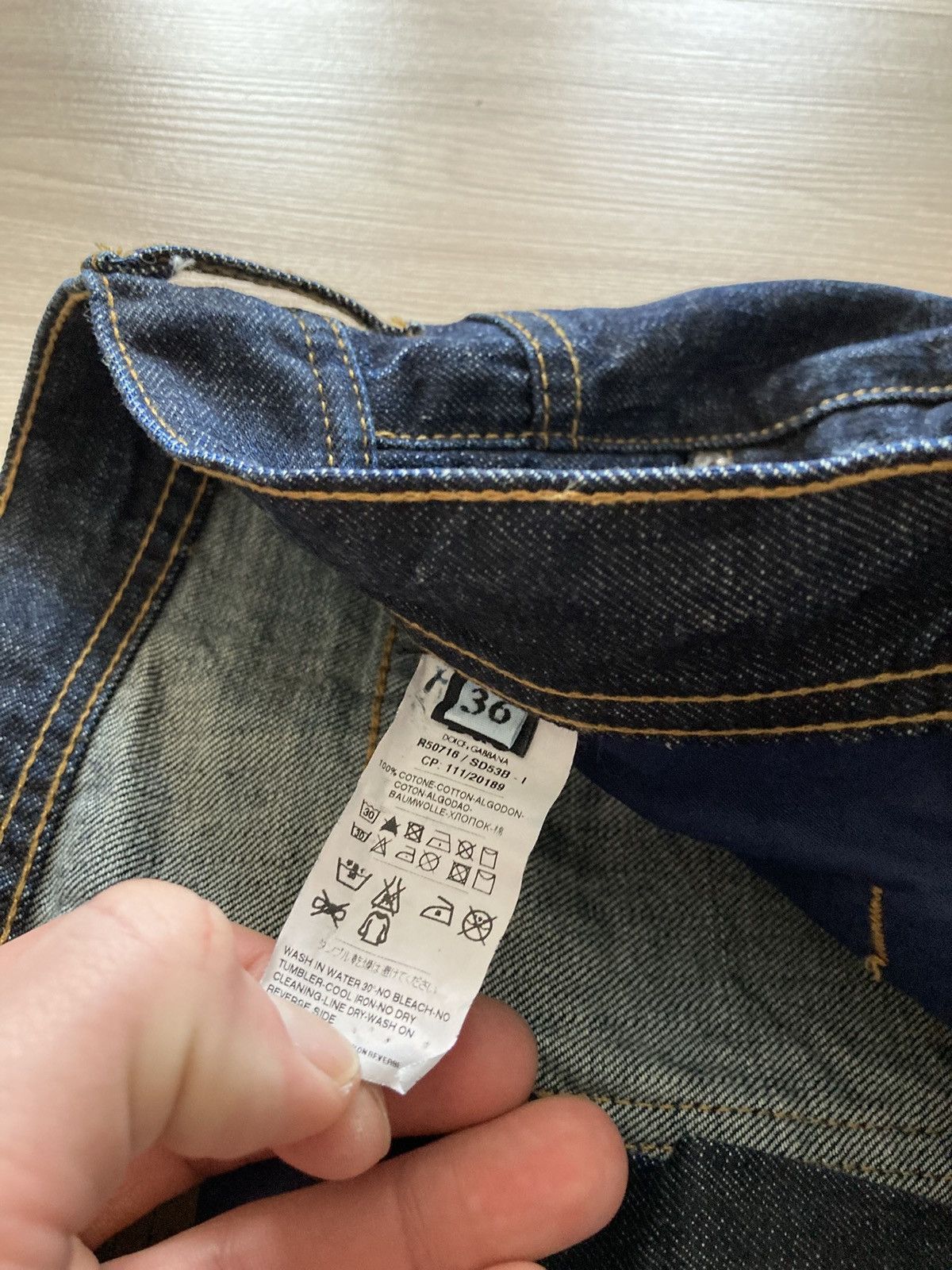 Dolce & Gabbana Vintage RARE Dolce&Gabbana Audacious Dirty Pants Jeans 00s Size US 34 / EU 50 - 18 Thumbnail