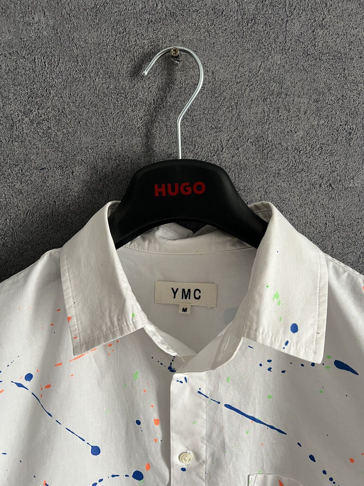 YMC YMC paint flick print shirt Size US M / EU 48-50 / 2 - 3 Thumbnail