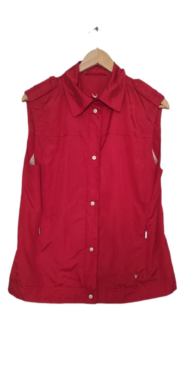 Other Fuchs Schmitt Red Lightweight Summer Sleevless Vest Size 38 Size M / US 6-8 / IT 42-44 - 1 Thumbnail