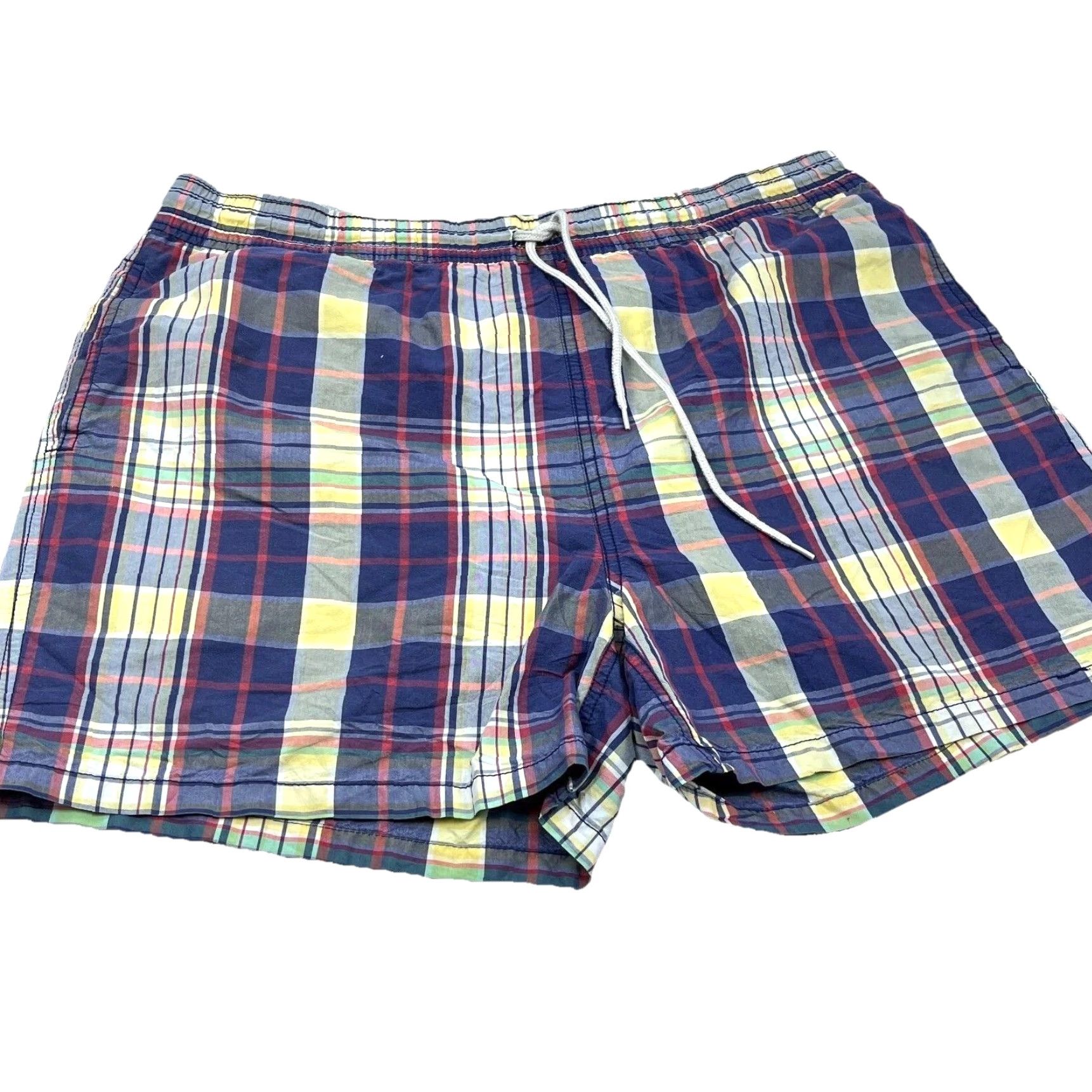 Polo Ralph Lauren Vintage Polo Ralph Lauren Trunks Men XL Blue Bored Shorts 90s Plaid Tartan Swim Size US XL / EU 56 / 4 - 3 Thumbnail