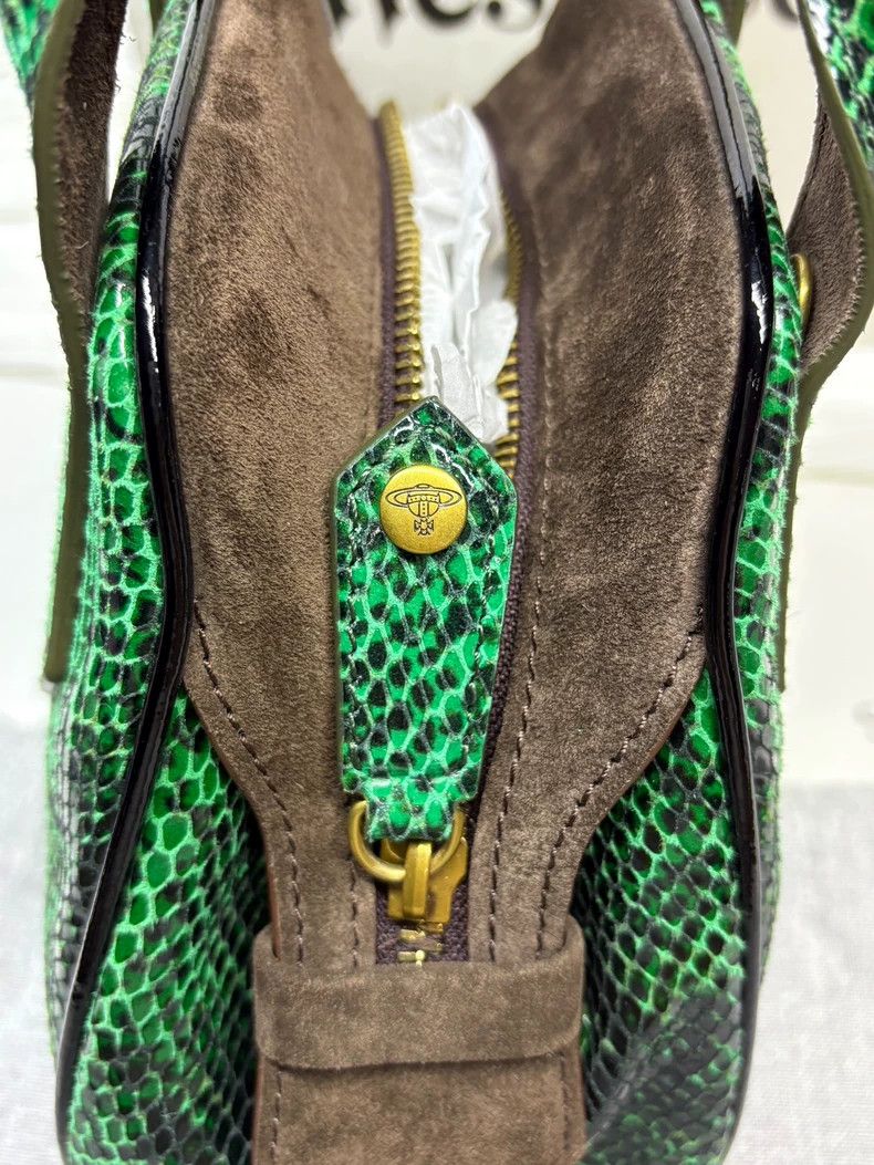 Vivienne Westwood Vivienne Westwood size os Green bowling bag with snake year Size ONE SIZE - 5 Thumbnail