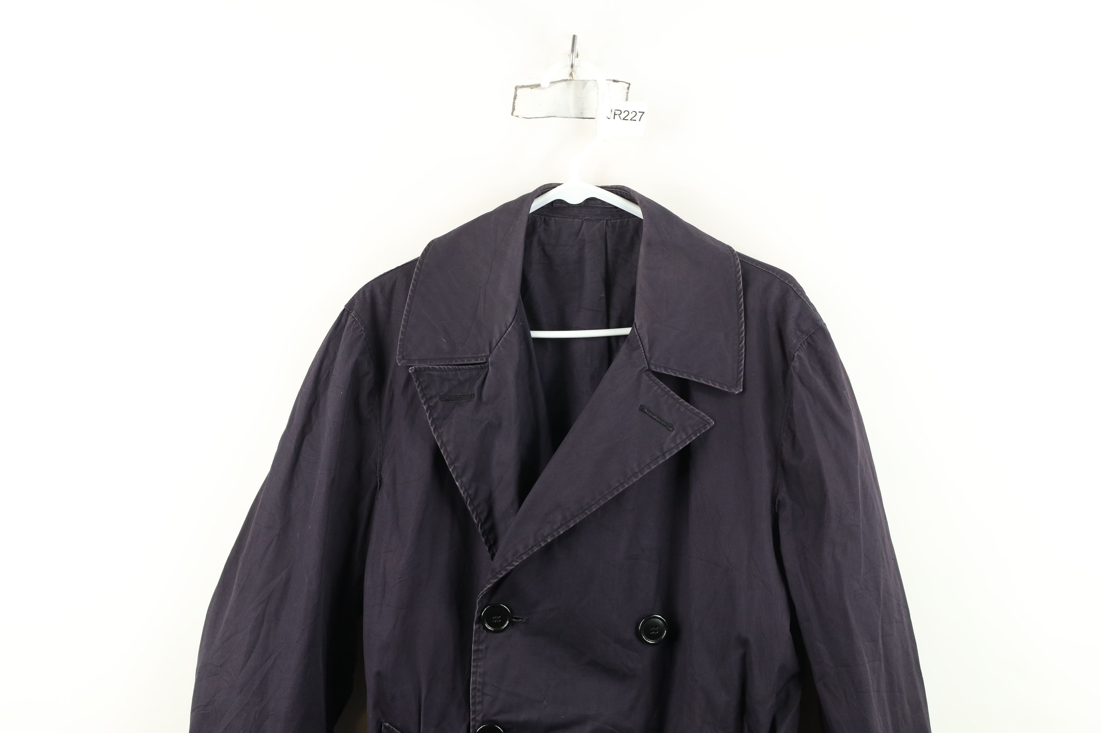 Vintage Vintage 50s Korean War Stamped Military Trench Coat USA Size US M / EU 48-50 / 2 - 2 Thumbnail
