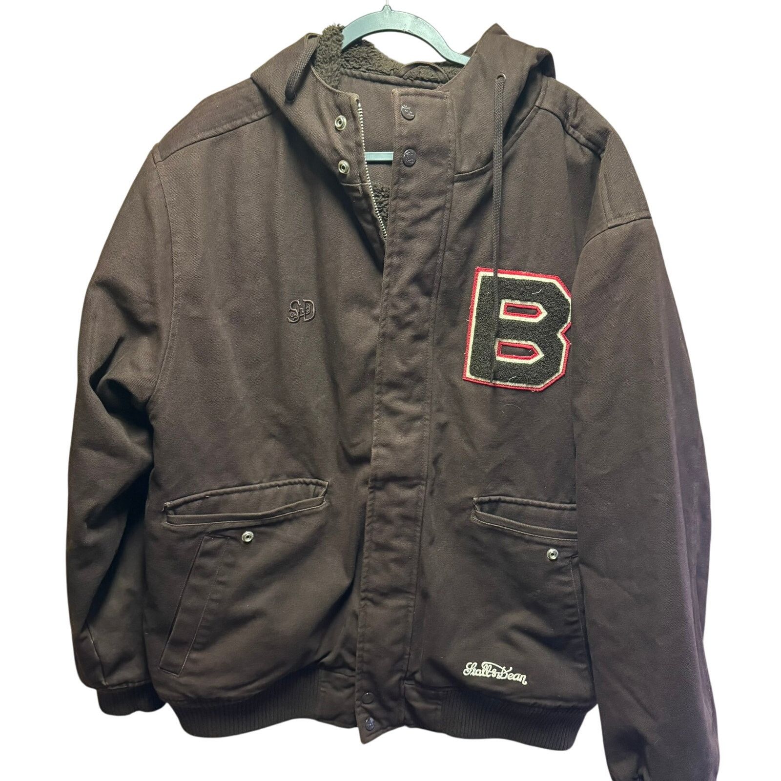 Stall and Dean Vintage Brown College Stall and Dean Jacket Size US XXL / EU 58 / 5 - 1 Thumbnail