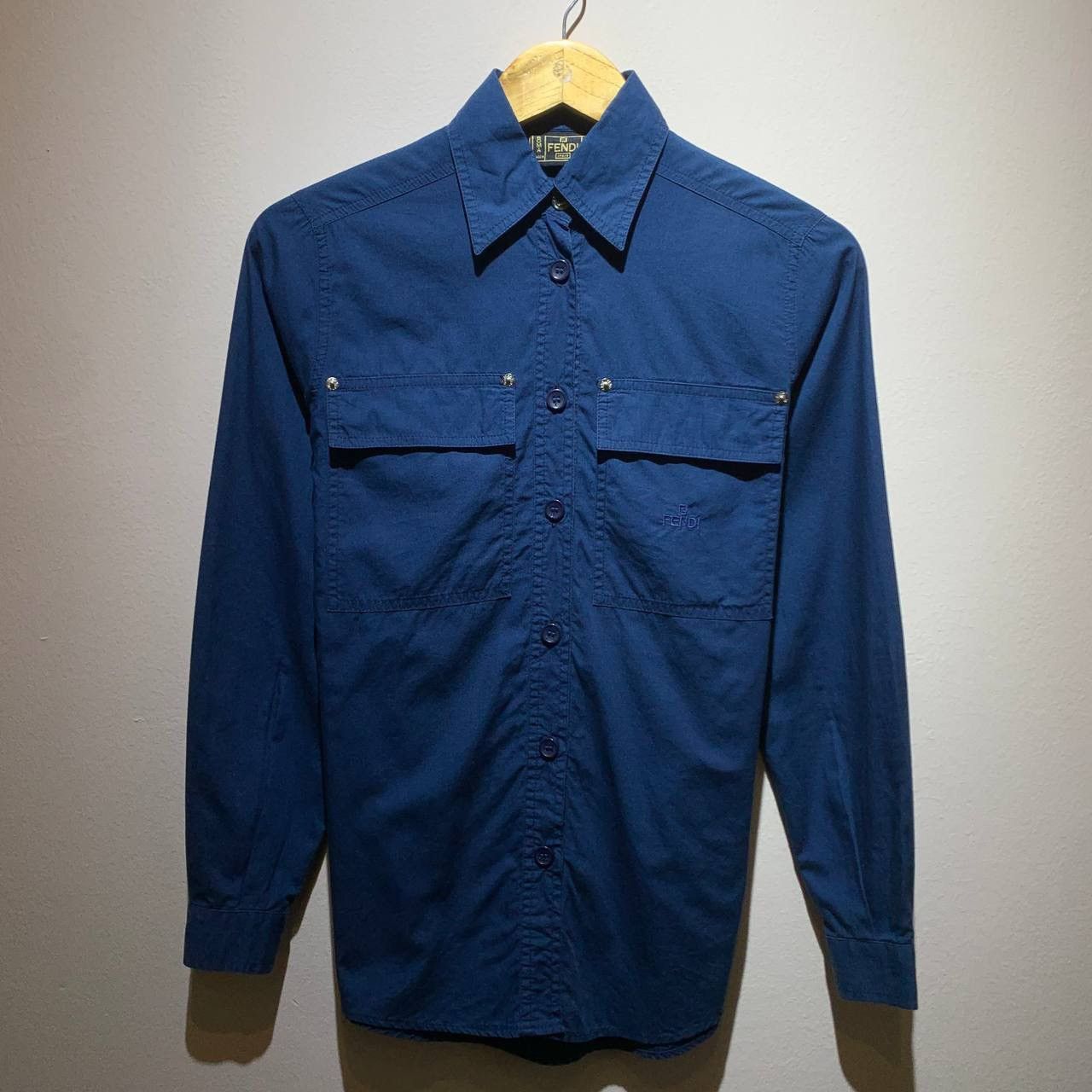 Fendi Vintage Double Pocket Button Ups Shirts