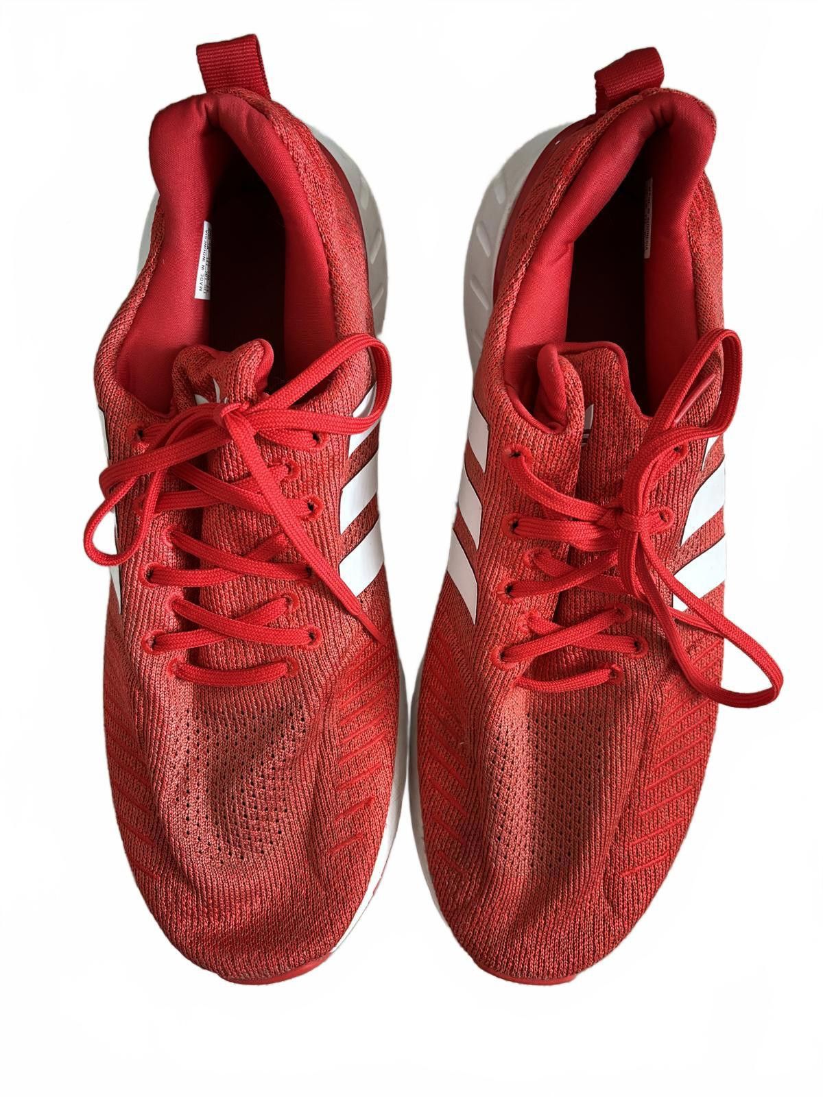 Adidas Mens Adidas Red Athletic Slip On Sneakers Size US 11 / EU 44 - 2 Thumbnail