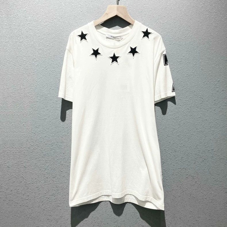 Givenchy Givenchy Classic Collar Five-Star 100% Cotton Short-Sleeve Size US S / EU 44-46 / 1 - 1 Thumbnail