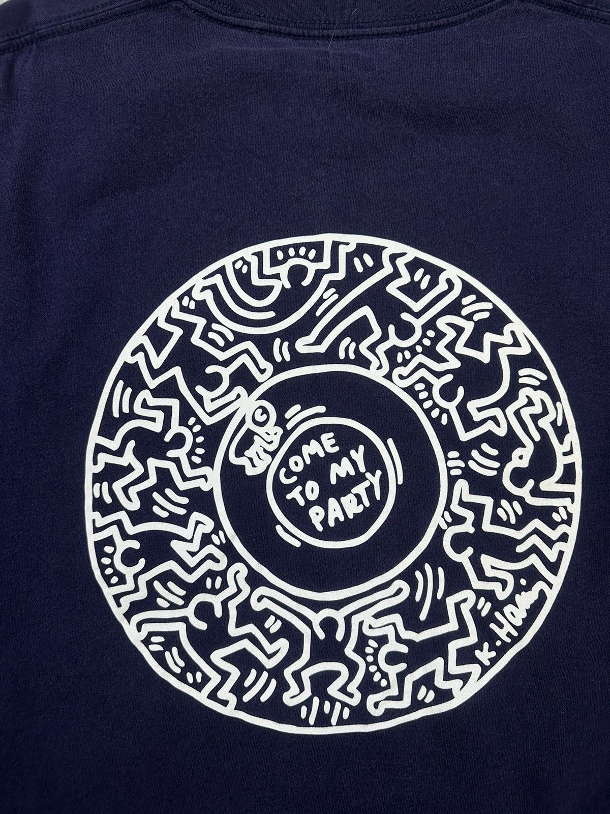Other Uniqlo X Keith Haring Overprint Logo Tee Come To My Party Size US L / EU 52-54 / 3 - 4 Thumbnail