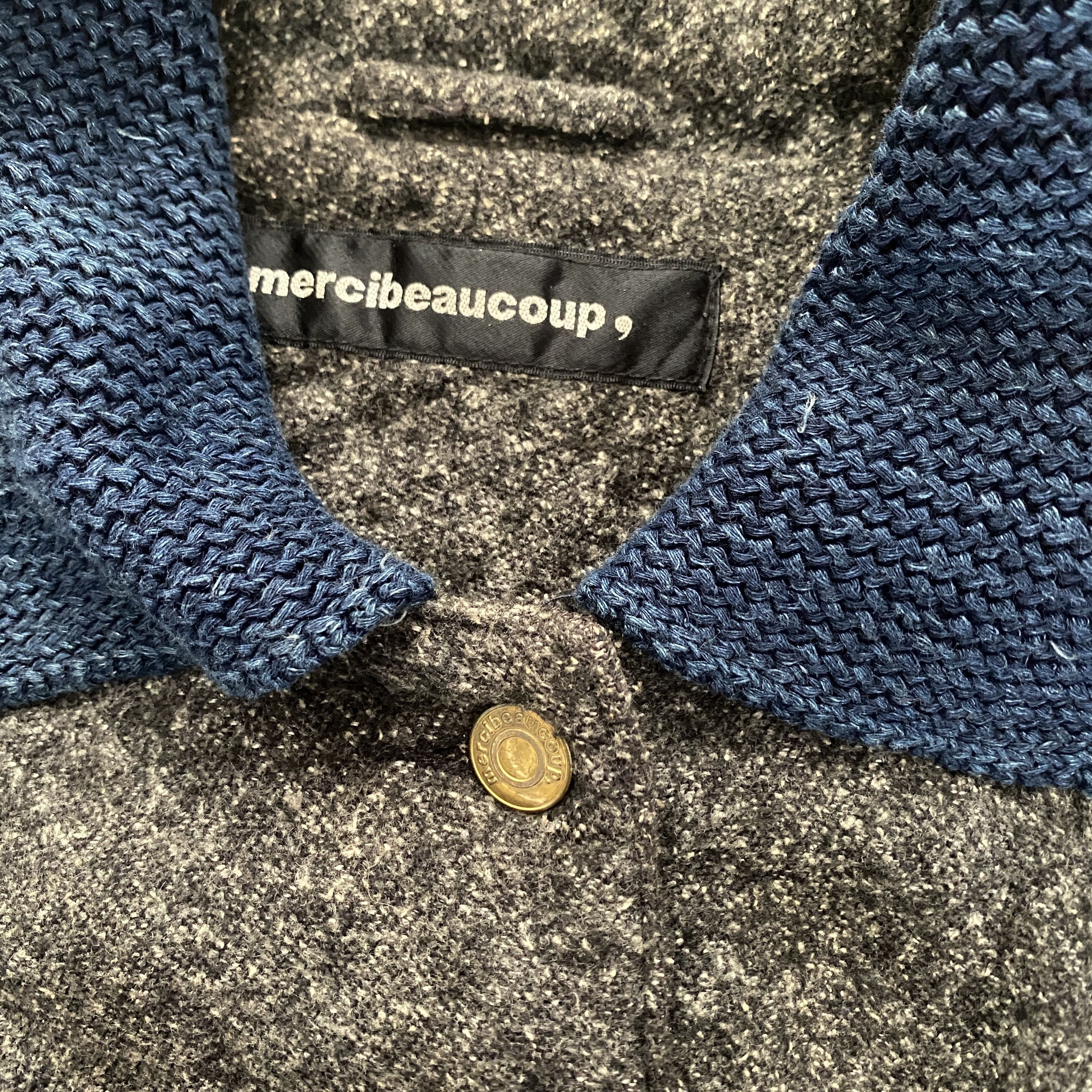 Issey Miyake × mercibeaucoup Vintage Mercibeaucoup Denim Bomber Hybrid Jacket Size US S / EU 44-46 / 1 - 5 Thumbnail