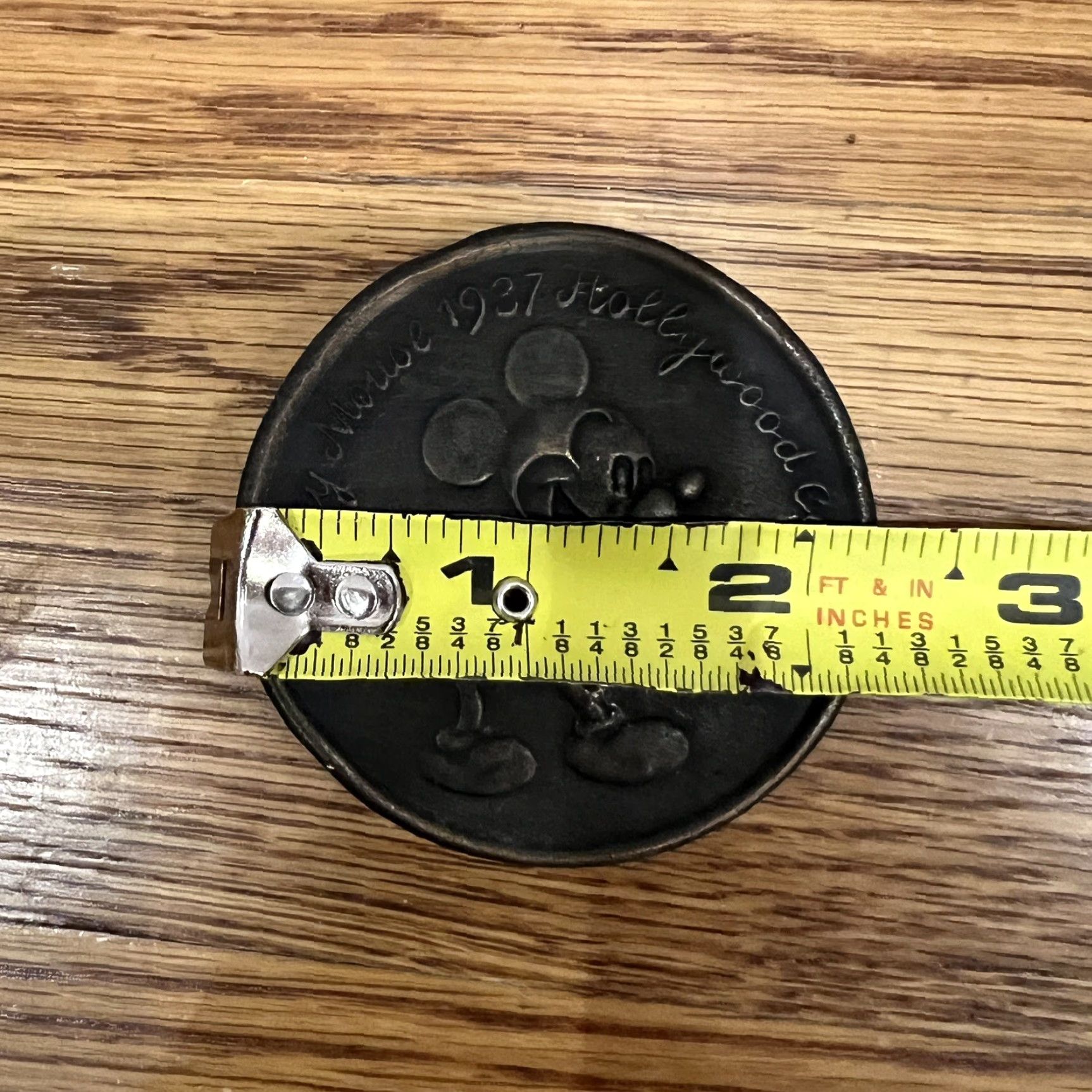 Vintage VINTAGE Mickey Mouse Belt Buckle 1937 BRASS PLATED Classic Movies, TV, & Cartoons Unisex Adults Belt Buckle 1.80" Width 2.50"(w) x 2.50"(h) Size ONE SIZE - 5 Thumbnail
