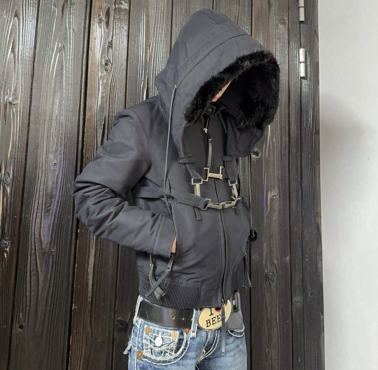 Dsquared2 RARE DSQUARED TACTICAL HARNESS BUCKLE HOODED BOMBER JACKET 🚀 Size US L / EU 52-54 / 3 - 2 Thumbnail