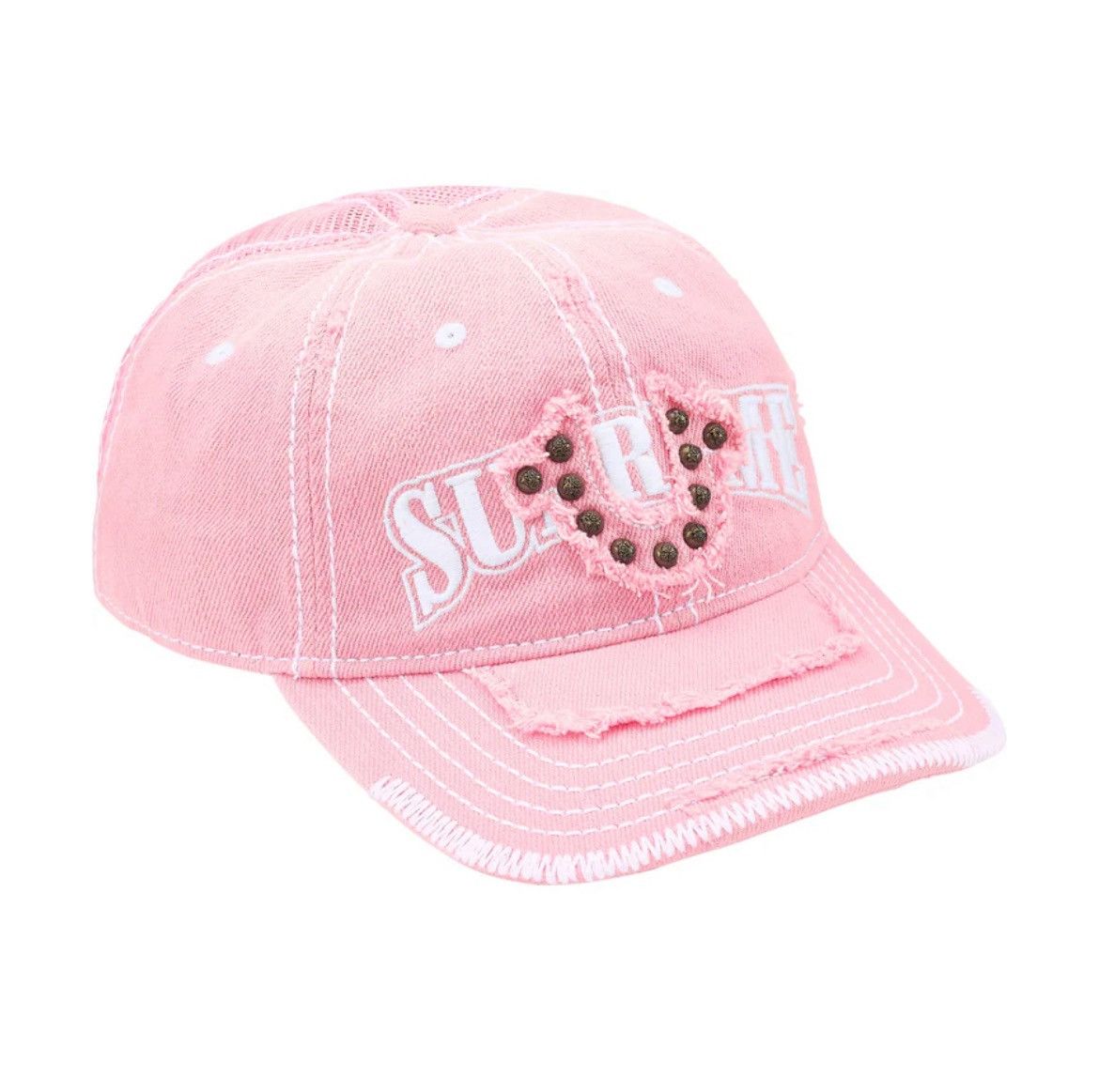 Supreme × True Religion Supreme True Religion 6-Panel Hat Pink FW25 Size ONE SIZE - 2 Thumbnail