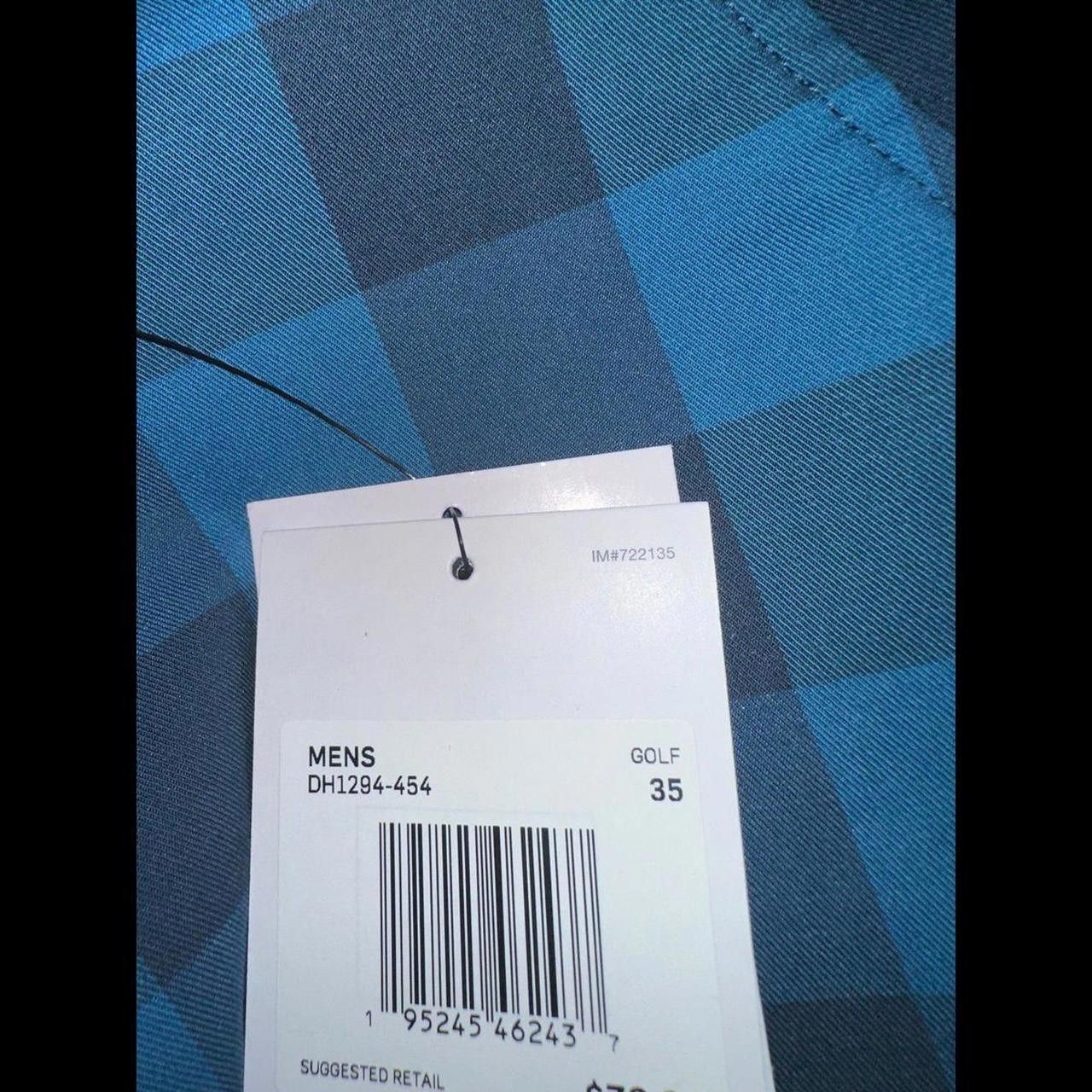 Nike Nike Dri Fit Uv Mens Plaid Size US 32 / EU 48 - 3 Thumbnail