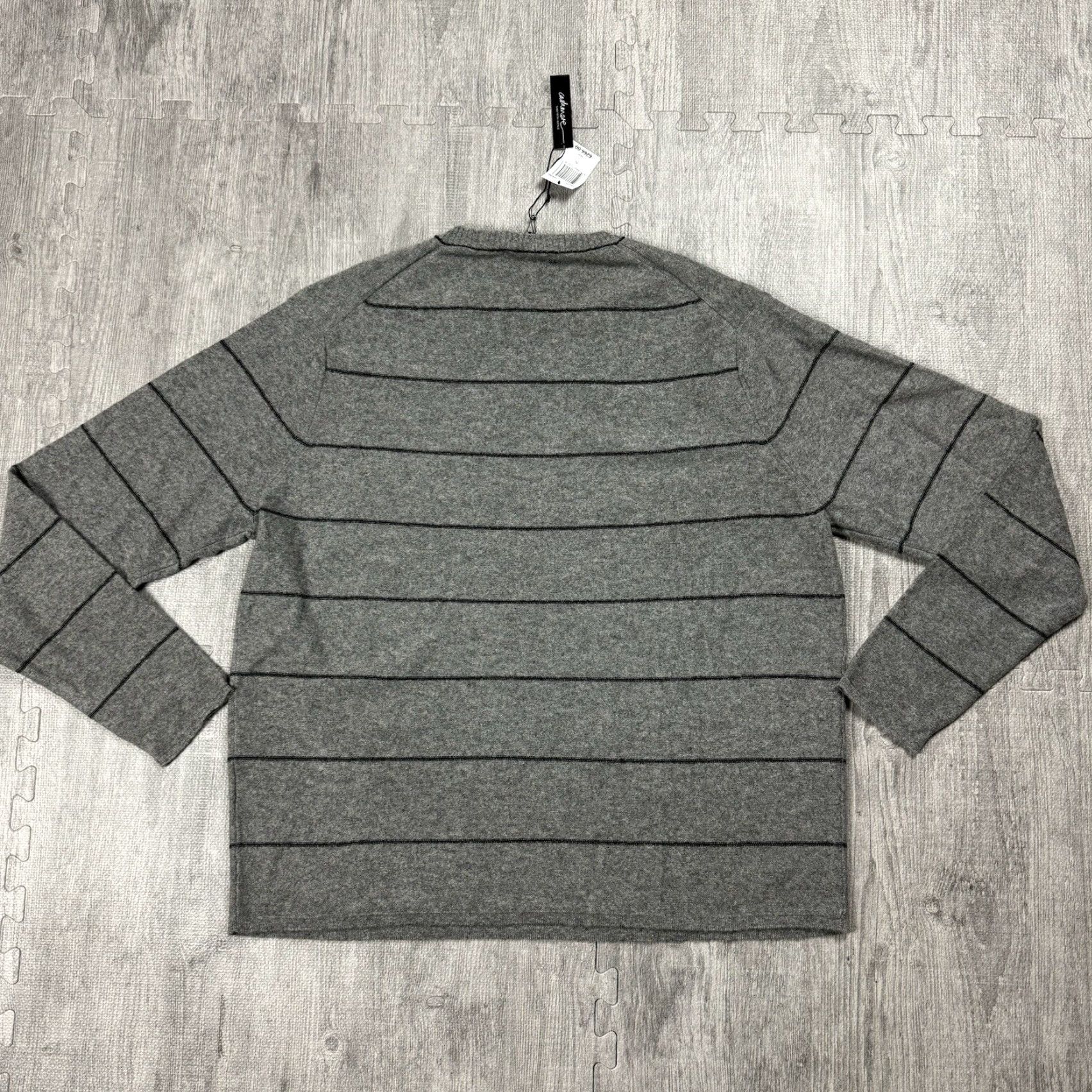 Saks Fifth Avenue VINTAGE Saks Fifth Avenue Men's Sweater XL Fall Casual Striped Cashmere V-Neck Pullover Size US XL / EU 56 / 4 - 7 Thumbnail