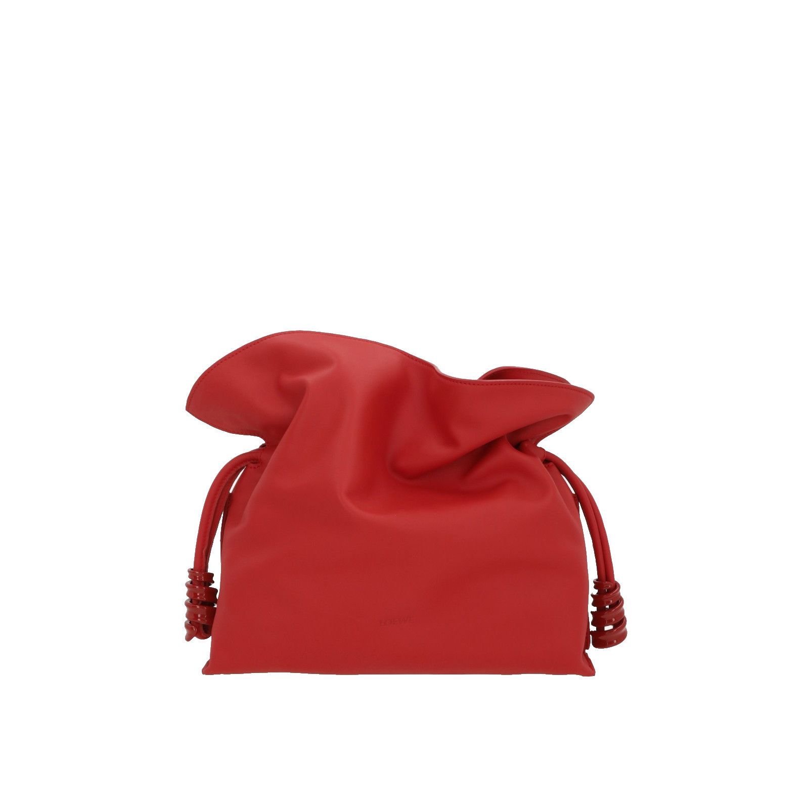 Loewe LOEWE Flamenco Medium Coil $4450 Scarlet Red Nappa Leather C Size ONE SIZE - 1 Thumbnail