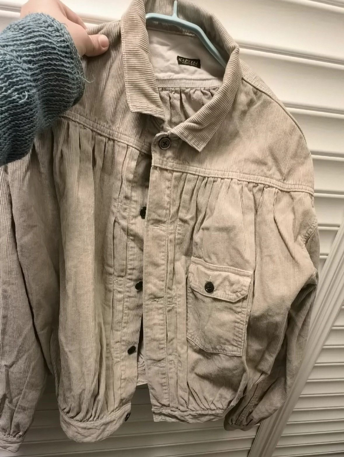 Kapital KAPITAL Retro Corduroy Light Brown Coat 2412-Nextarrow Size US M / EU 48-50 / 2 - 3 Thumbnail