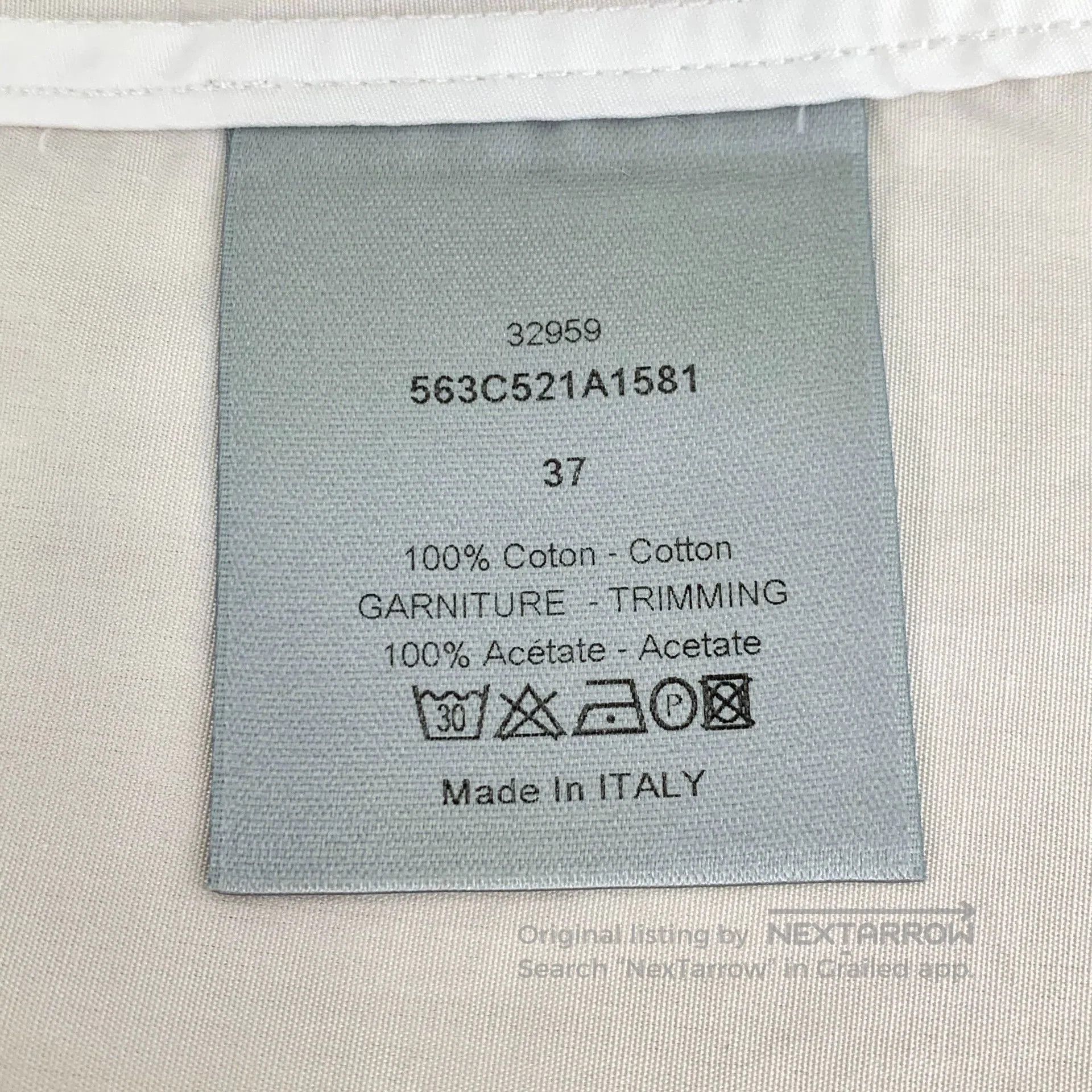 Dior white striped long sleeve Dior shirt. Size US M / EU 48-50 / 2 - 7 Thumbnail
