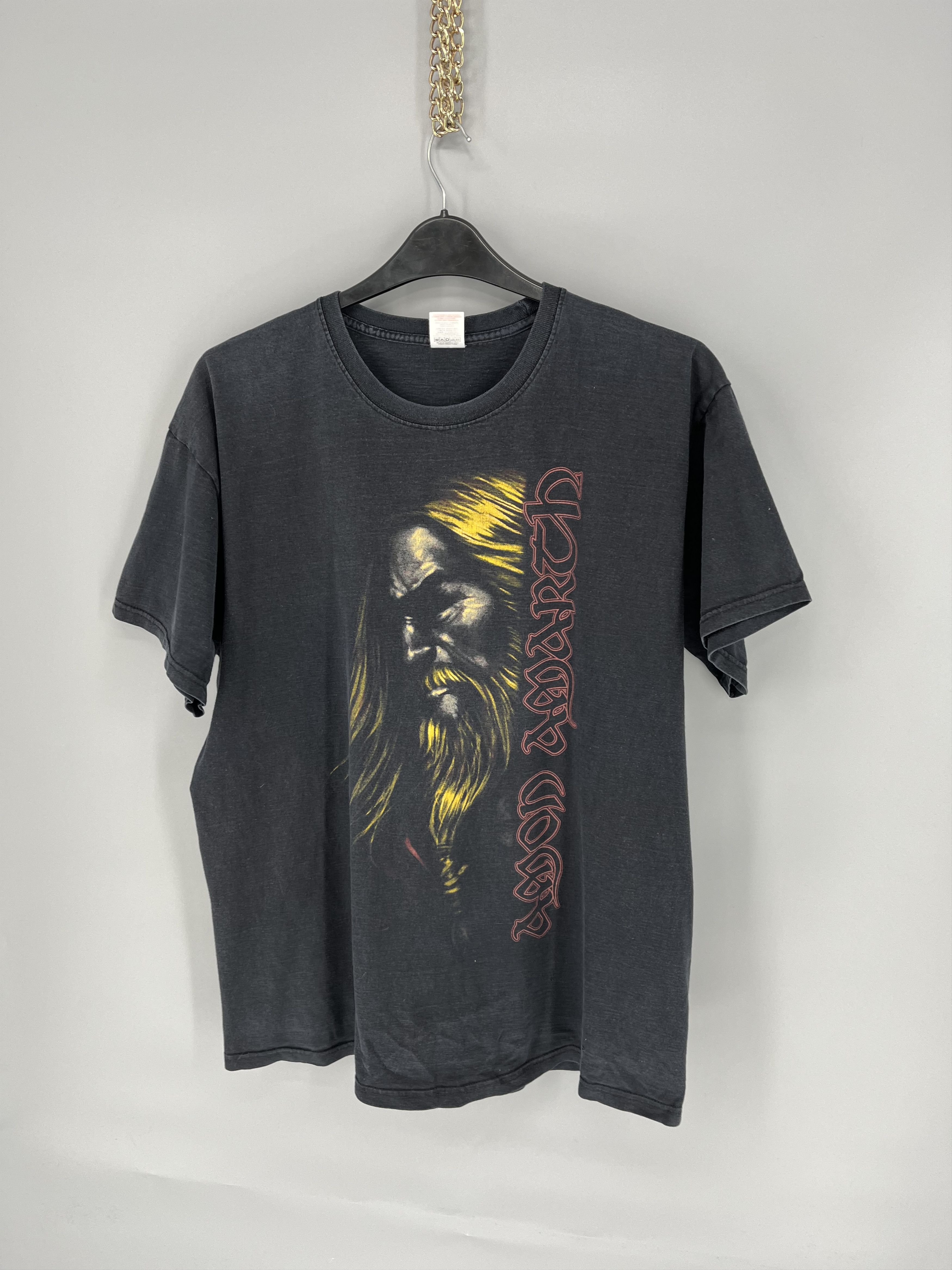 Band Tees Vintage Amon Amarth Tee Thrashed Washed Distressed 90s Size US XL / EU 56 / 4 - 4 Thumbnail