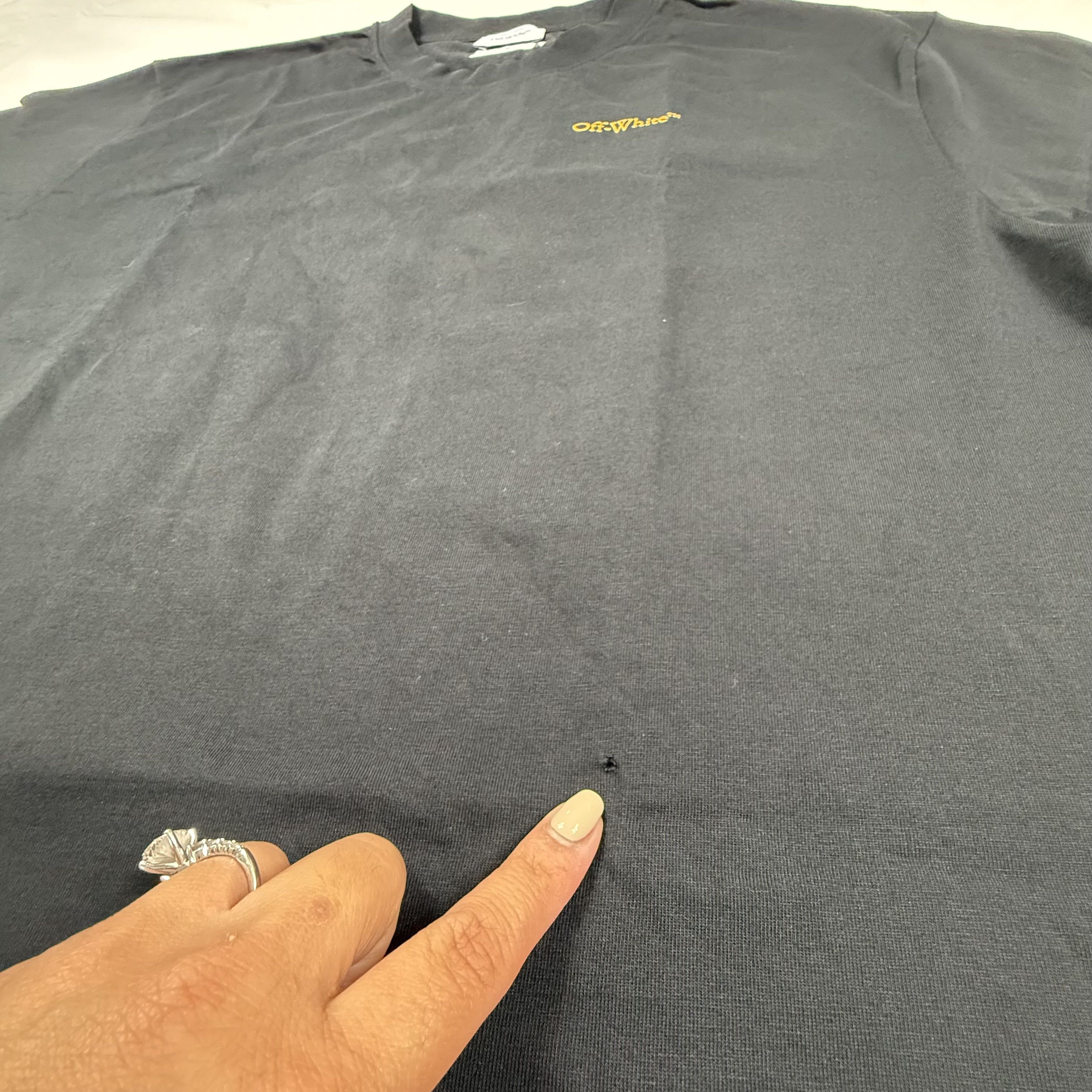 Off-White Off-White Virgil Abloh Black Measuring Tape Arrow shirt Size US XL / EU 56 / 4 - 3 Thumbnail