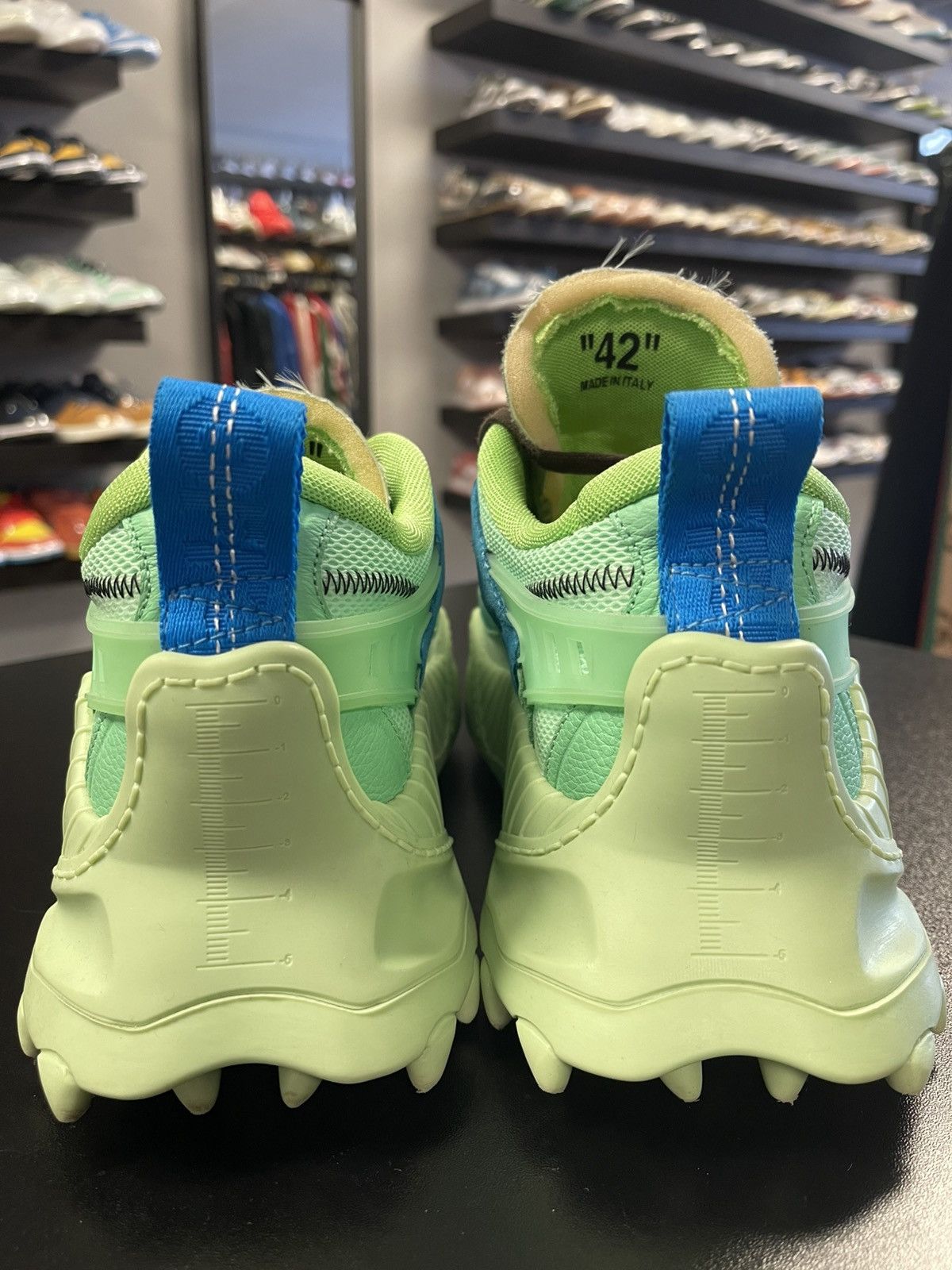Off-White Size 9/42EU - Off White Odsy 1000 Sneakers Virgil Green Size US 9 / EU 42 - 4 Thumbnail