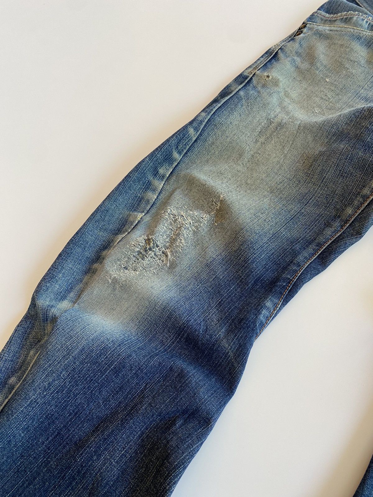Edwin × Vintage Vintage Edwin Denim Distressed Size US 32 / EU 48 - 4 Thumbnail
