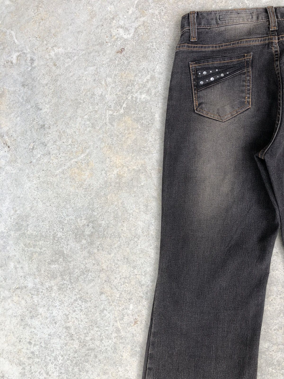 If Six Was Nine Japanese Blue jam Flared Jeans Distressed Jeans Size US 30 / EU 46 - 9 Thumbnail