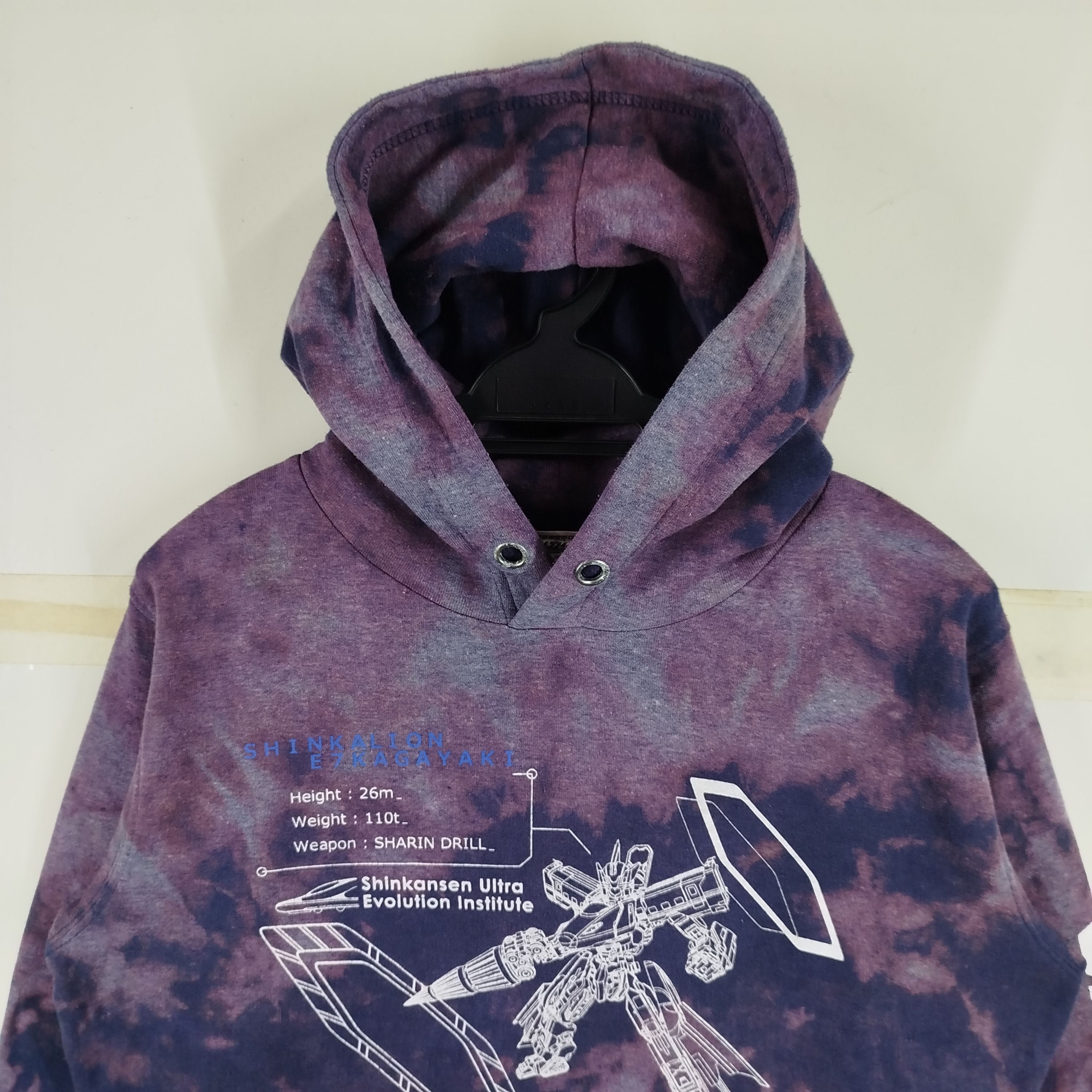 Anime × Japanese Brand Shinkalion E7 Kagayaki Shinkasen Ultra Big Logo Tye Dye Size US M / EU 48-50 / 2 - 5 Thumbnail