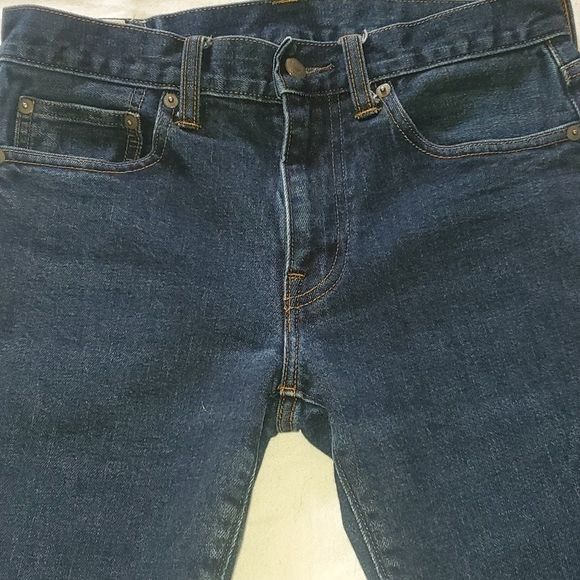 Vintage J. Crew 484 Slim Fit Stretch Karubo Sz. 28x32 Blue Jeans Size US 28 / EU 44 - 5 Thumbnail