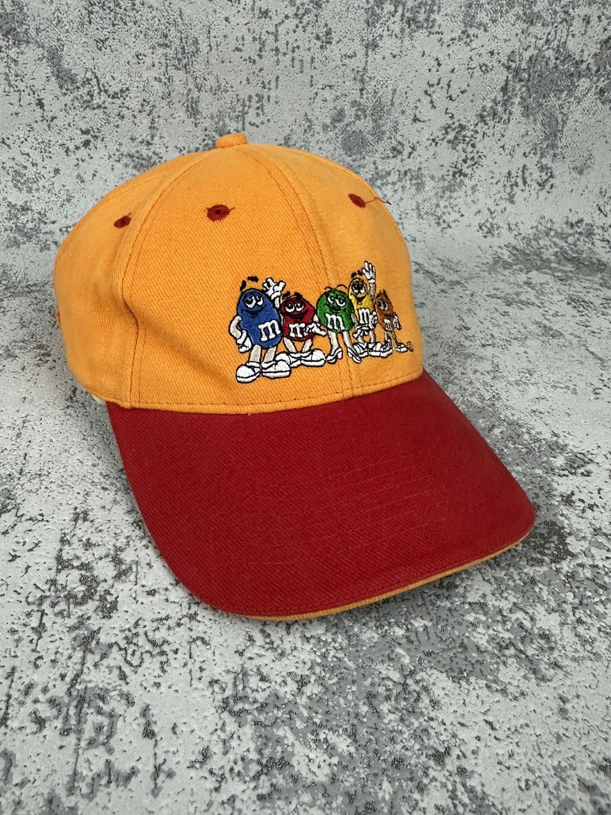 Vintage M&M’s Two-Tone Cap Hat Rare Embroidered Hat Size ONE SIZE - 1 Thumbnail