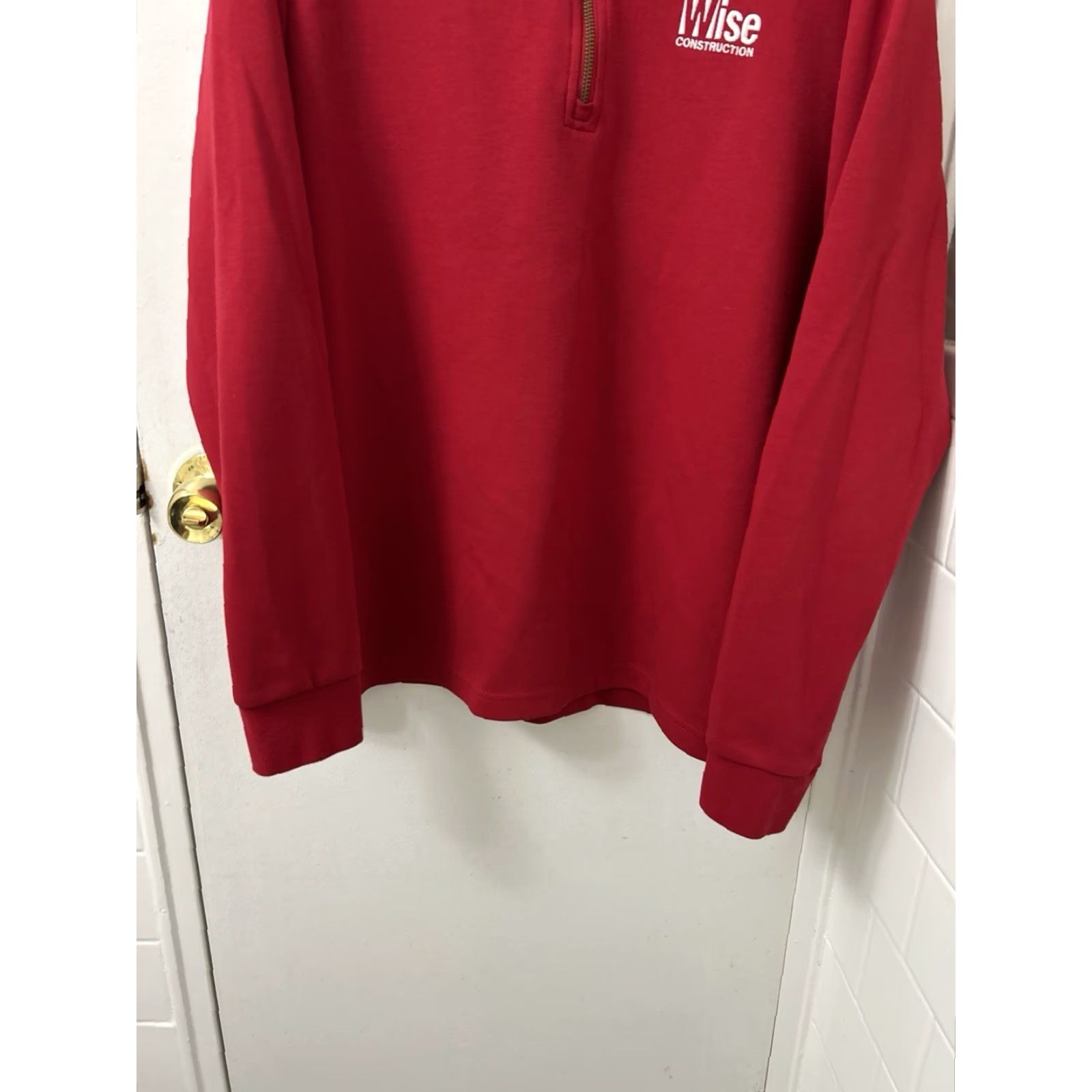 Brooks Brothers Brooks Brothers 1/4 Zip Mens Large Red Cotton Pullover Sweater Sweatshirt L/S Shirt Size US L / EU 52-54 / 3 - 3 Thumbnail