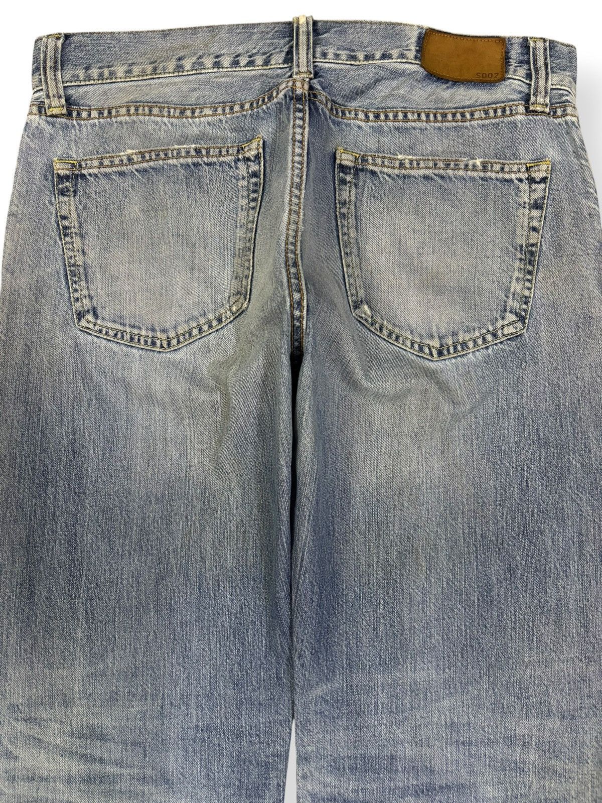 Undercover × Uniqlo Vintage Uniqlo S002 Rusty Blue Wash Loose Fit Grunge Jeans Size US 33 - 9 Thumbnail