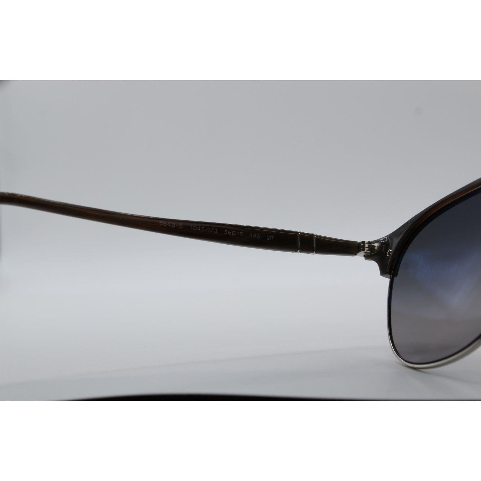 Persol Persol 8649-S 1045/M3 Aviator Sunglasses Brown Size ONE SIZE - 5 Thumbnail