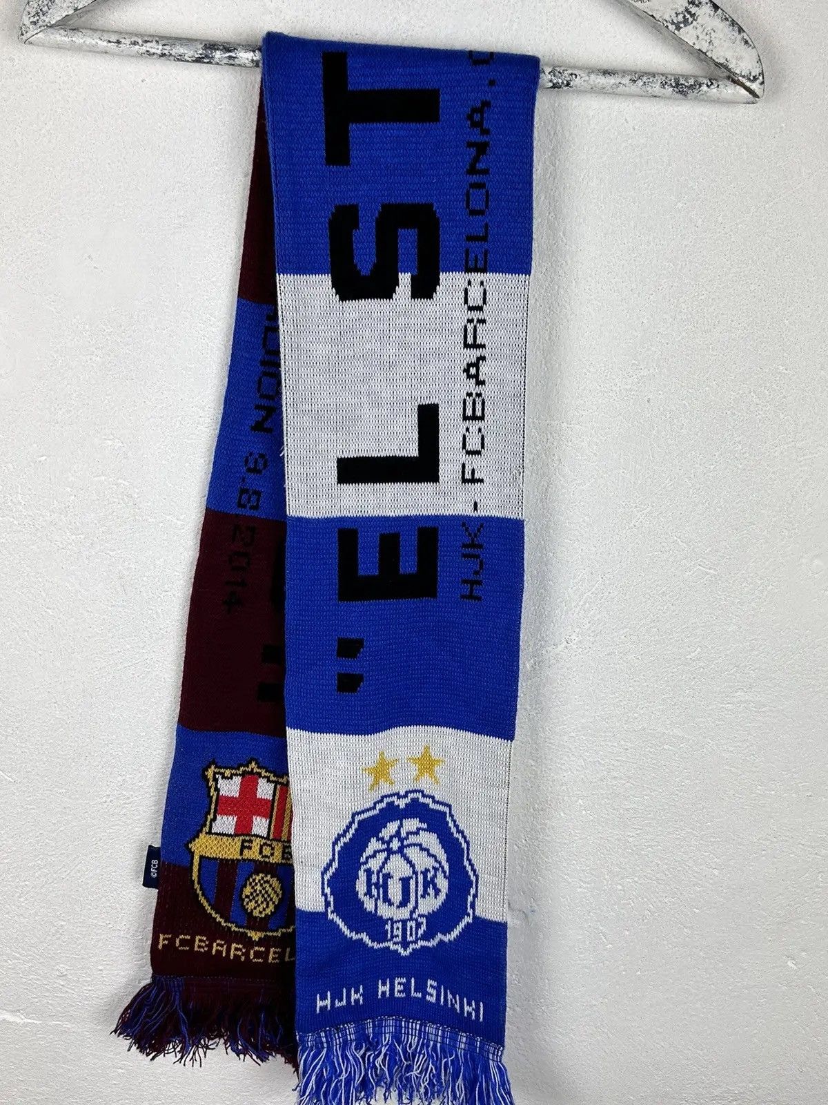 Other FC Barcelona vs HJK Helsinki 2014 Fanwear Scarf Size ONE SIZE - 2 Thumbnail