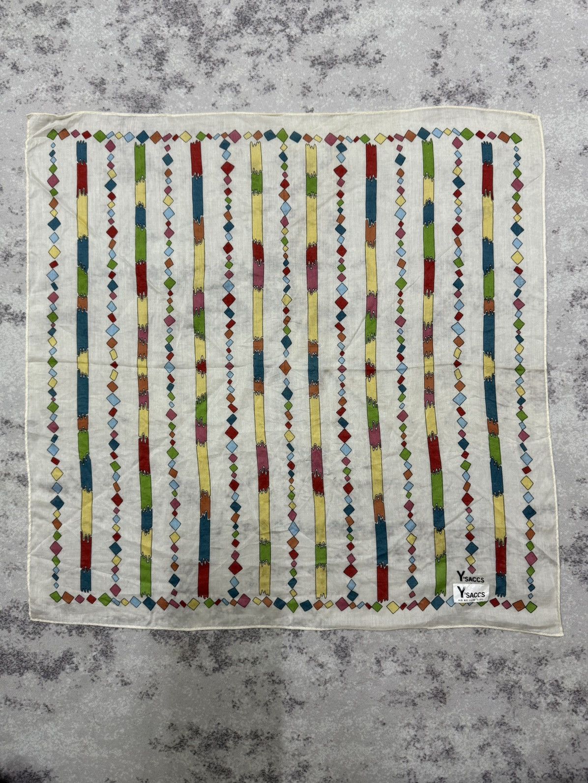 Yohji Yamamoto Vintage Y’saccs Yohji Yamamoto Handkerchief/PocketSquares Size ONE SIZE - 6 Thumbnail