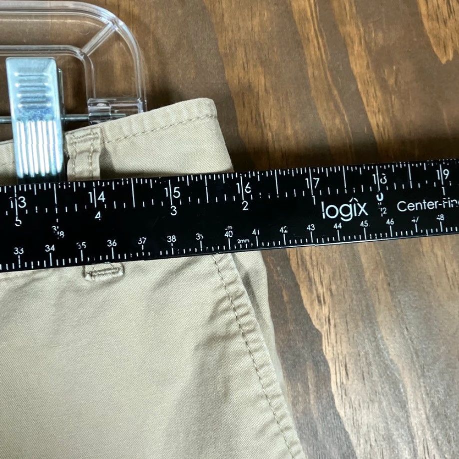 Loft LOFT Womens Pants Tan Signature Chino Mid Rise Khaki Cotton Blend Stretch 6 Size 28" / US 6 / IT 42 - 6 Thumbnail