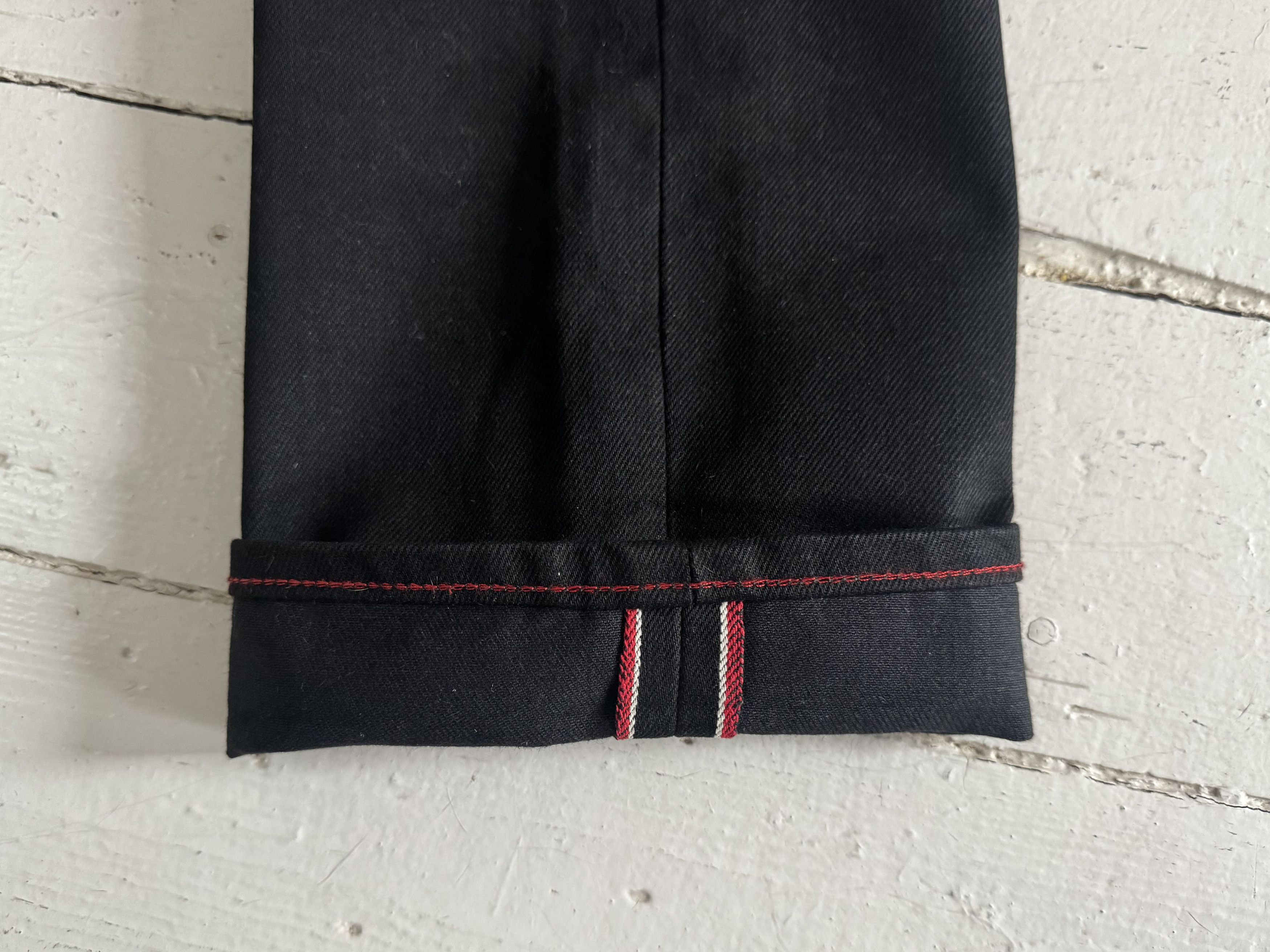 Raleigh Denim Jones: Selvage Raw | Black Vidalia Size US 31 - 4 Thumbnail