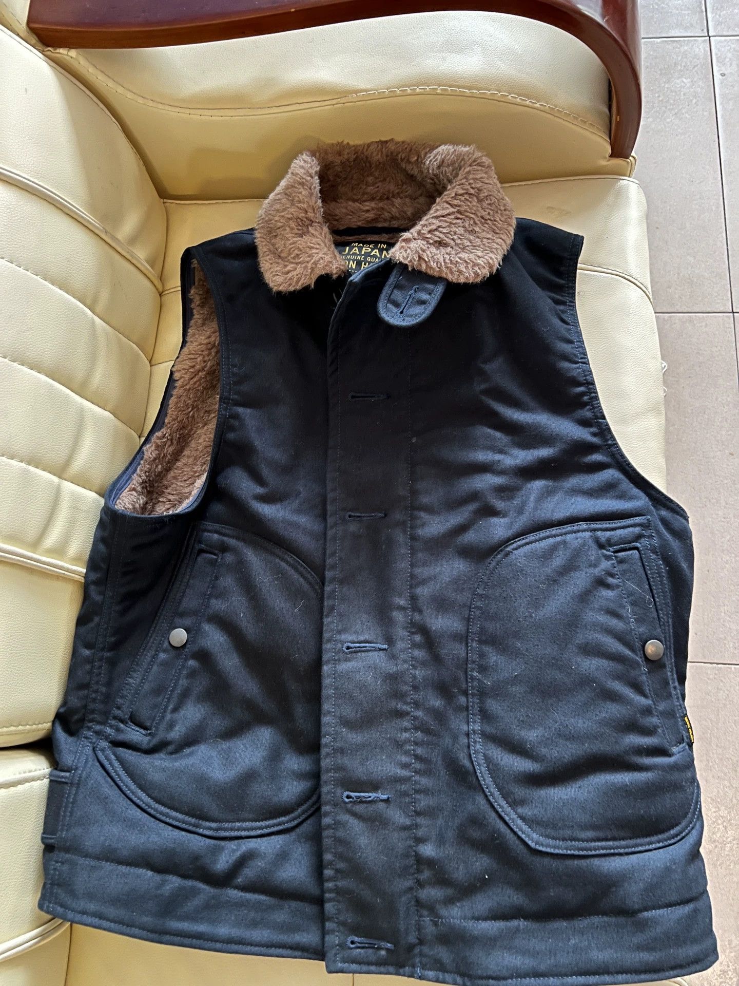 Iron Heart Iron Heart Camel Hair Vest 2016 Model Size US M / EU 48-50 / 2 - 1 Thumbnail