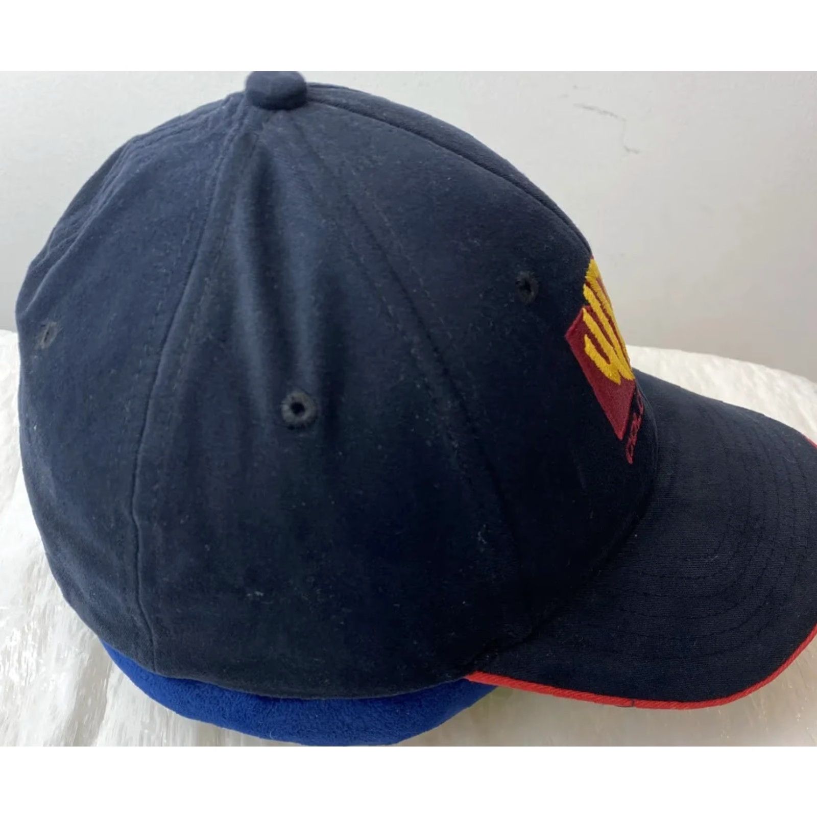 Vintage Nufit Warner Bros. Cap Baseball Hat Blue L-XL Adjustable Cotton Mens Size ONE SIZE - 2 Thumbnail