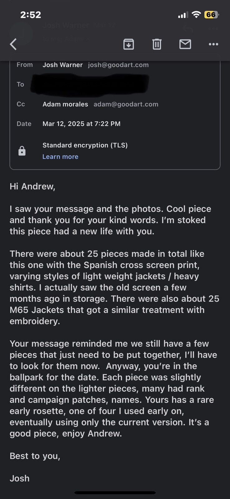 GOOD ART HLYWD Vintage Good Art Hlywd HBT Jacket with 11 Silver Pieces Size US L / EU 52-54 / 3 - 13 Thumbnail
