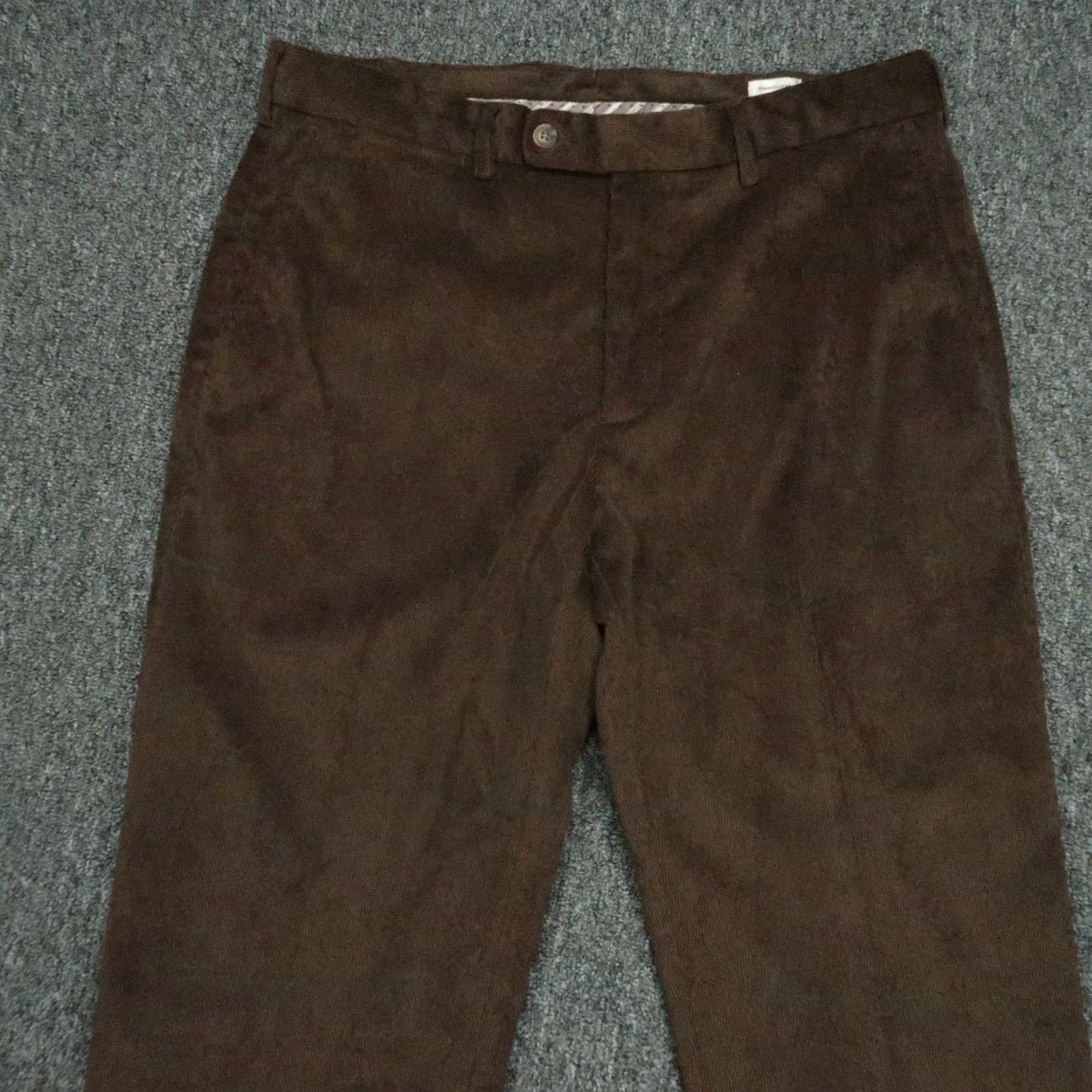 Peter Millar Peter Millar Pants Mens 34x28 Brown Nanoluxe Corduroy Cord Soft Chino Trouser Shirt? Size US 34 / EU 50 - 2 Thumbnail