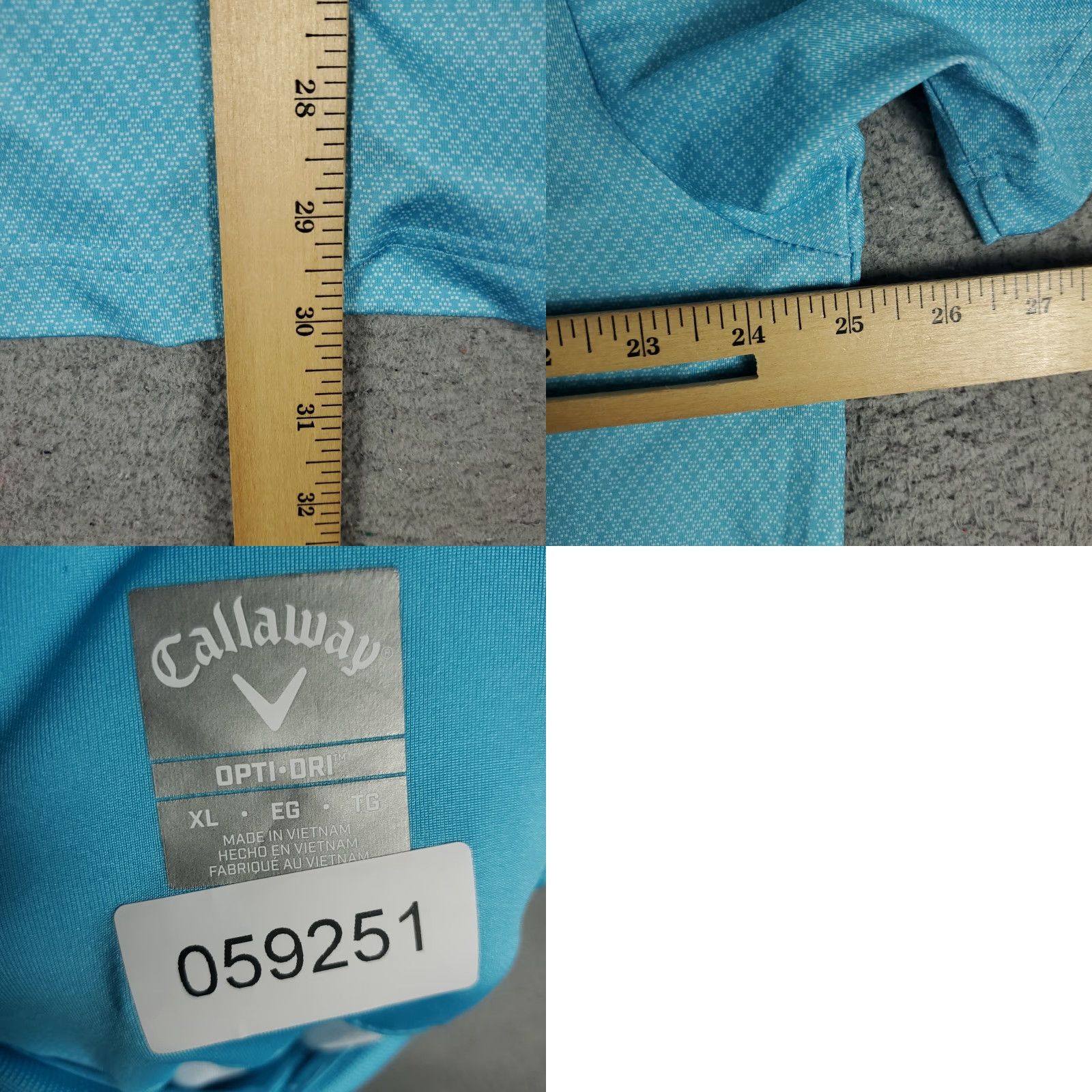 Callaway Callaway Polo Shirt Mens XL Blue Opti Dri Fit Golf Short Sleeve Polo Shirt Size US XL / EU 56 / 4 - 8 Thumbnail