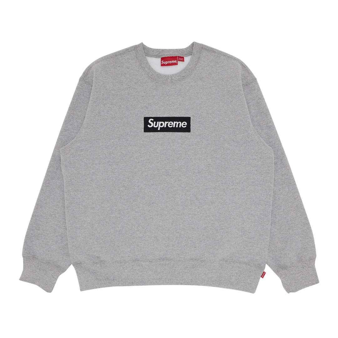 Box Logo Crewneck 'Heather Grey'